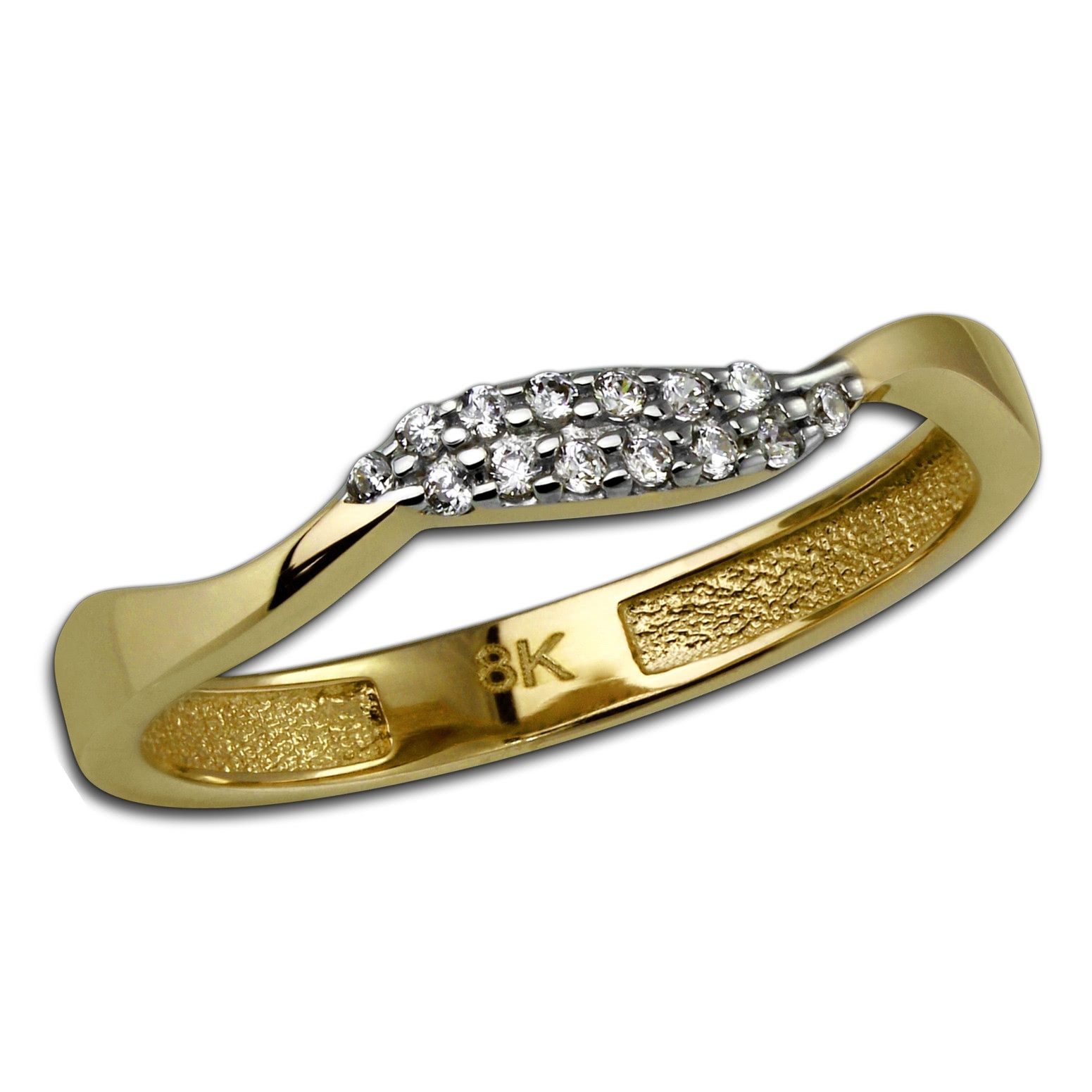 GoldDream Goldring GoldDream Ring Welle Vollgold 8 Karat GDR501XX (Fingerri günstig online kaufen