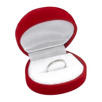 Unique Diamantring Ring aus 585er Weißgold mit 13 Diamanten 0,1105 ct. (Größe: 58mm)