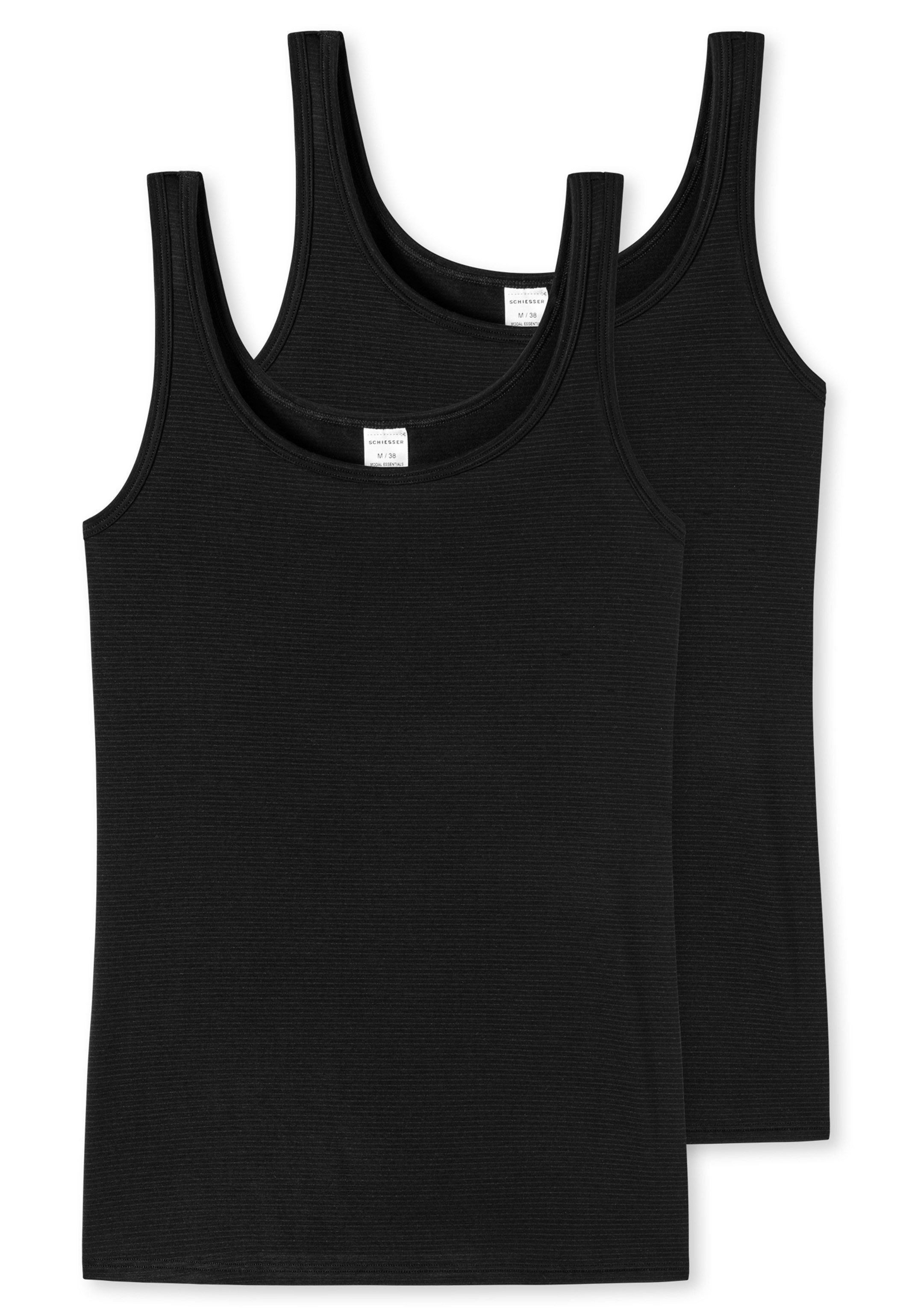 Schiesser Unterhemd 2er Pack Modal Essentials (Spar-Set, 2-St) Unterhemd / günstig online kaufen