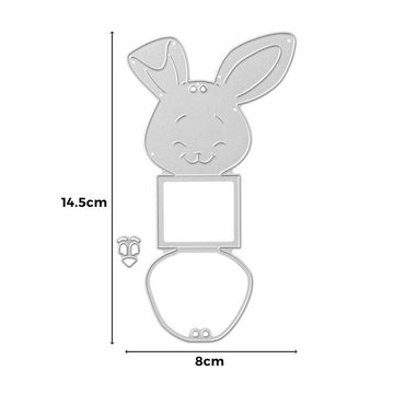 Stanzenshop.de Motivschablone Stanzschablone: Osterhase Aufsteller