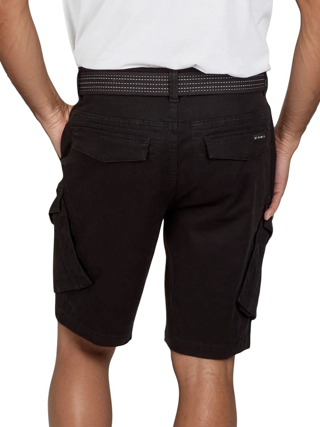 DENIMFY Cargoshorts Herren Shorts DFPhil Regular Fit Bermudashorts mit Gürtel