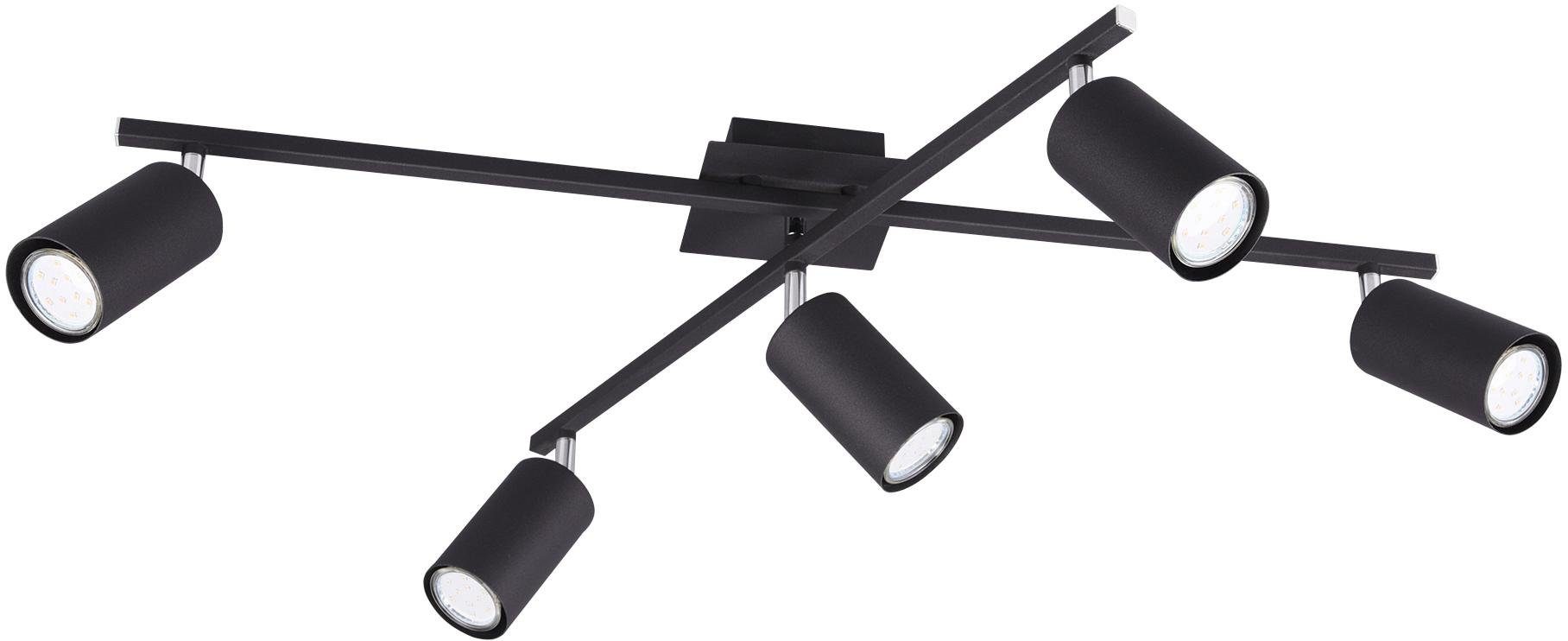 TRIO Leuchten Deckenleuchte Marley, ohne Leuchtmittel, Deckenlampe, schwenkbar, Leuchmittel tauschbar