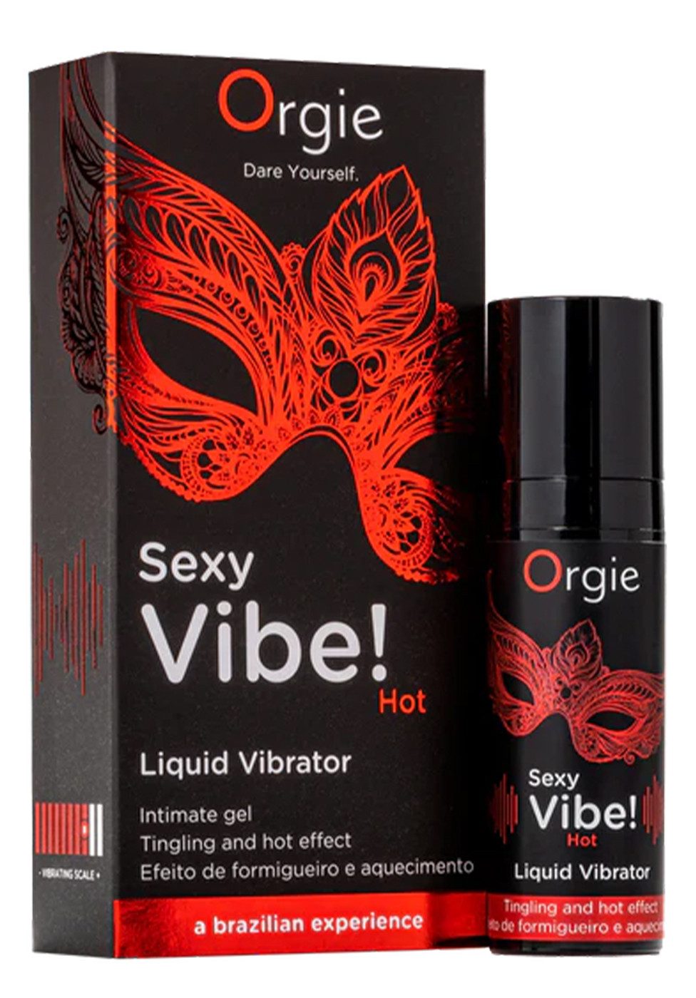 Orgie Stimulationsgel Sexy Vibe! Hot Liquid Vibrator Intimgel mit Kribbeleffekt