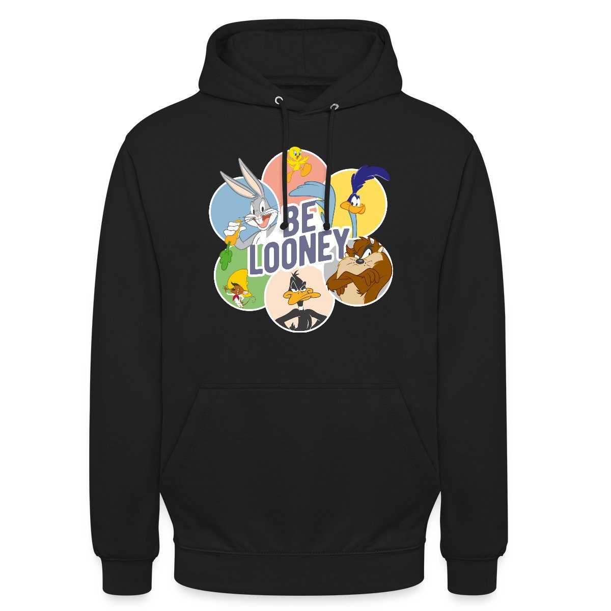 Hoodie Looney Tunes Charaktere Be Looney Unisex Hoodie