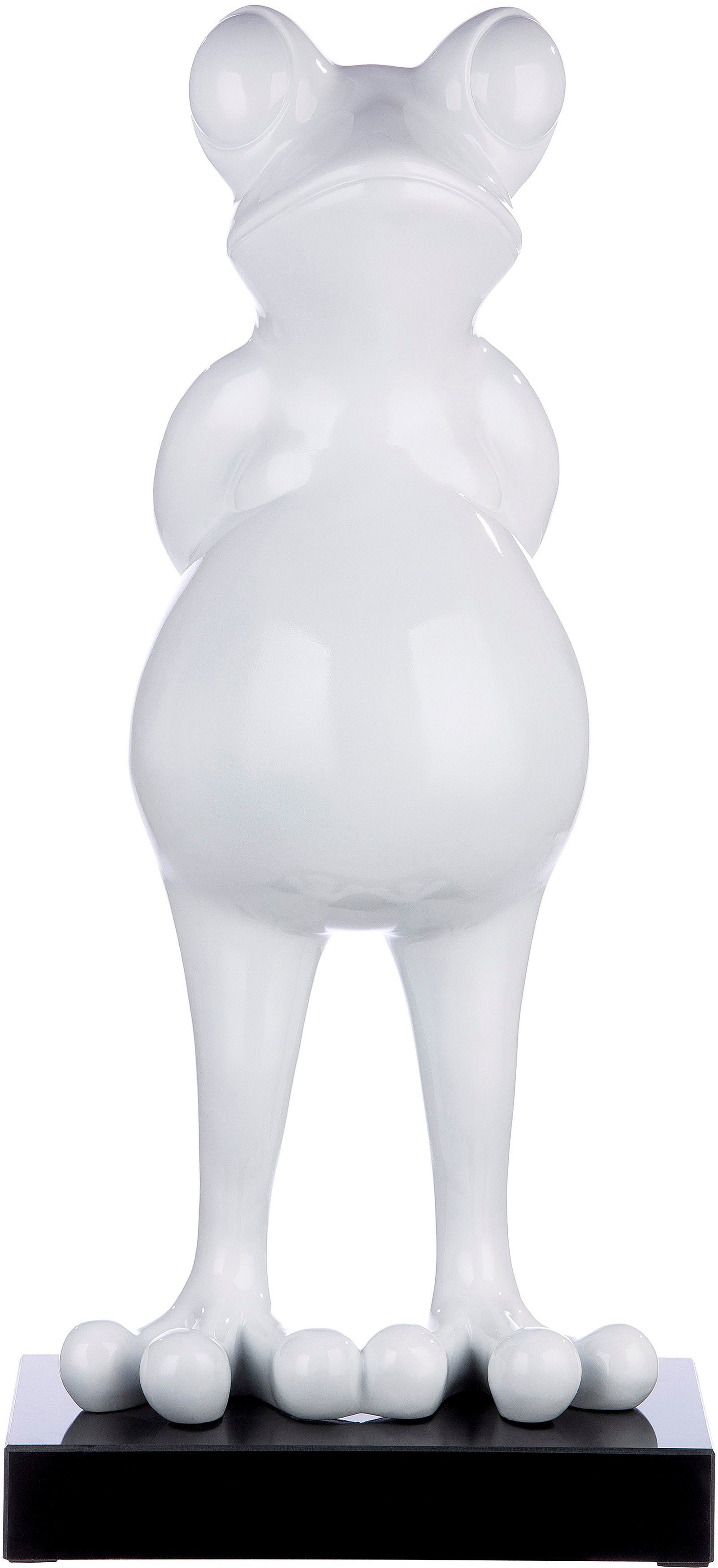 Casablanca by Gilde Tierfigur Skulptur St) Frosch weiß Weiss (1