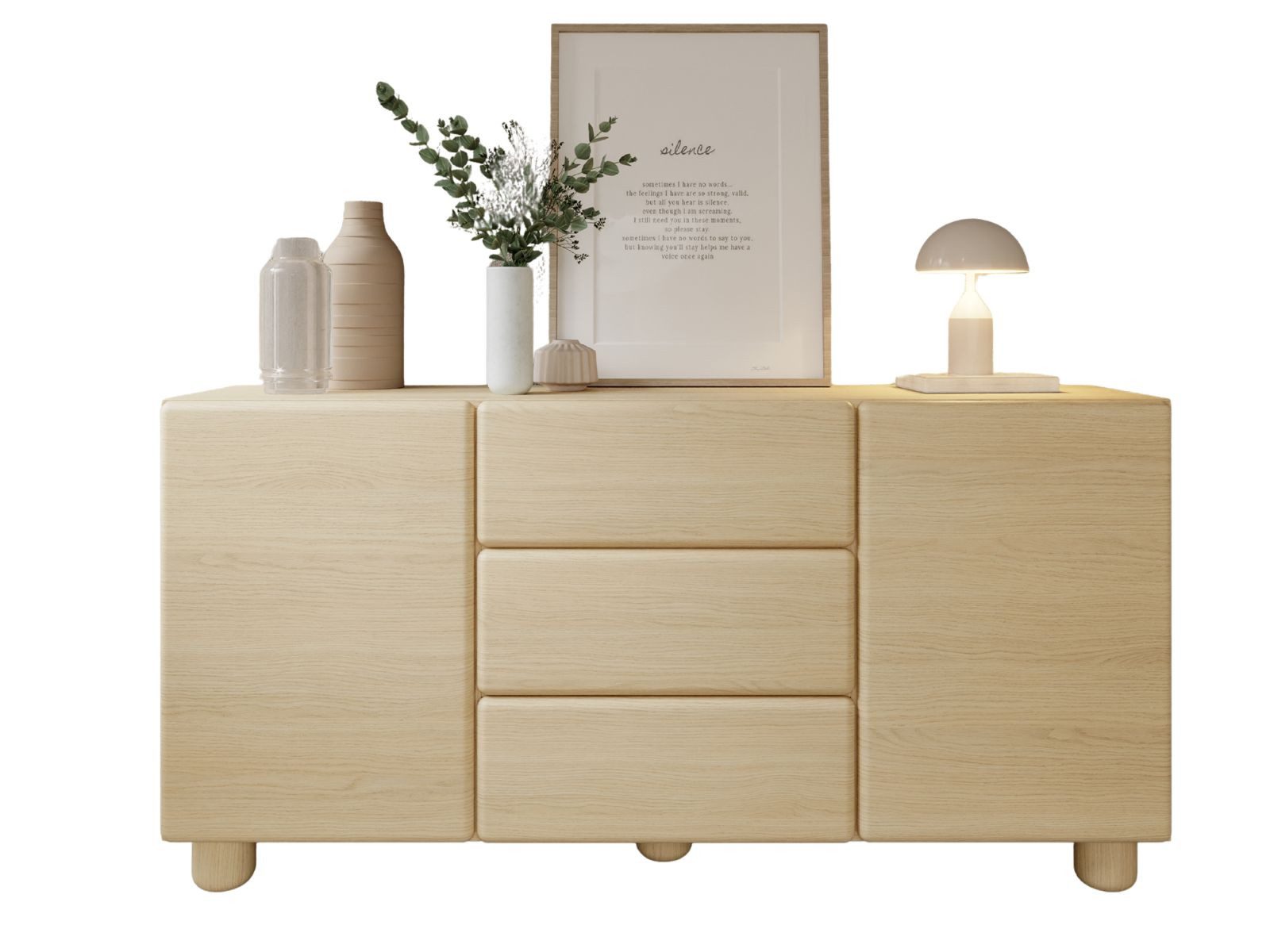 Compleo Schubkastenkommode mit 3 Schubladen MAVO, Sideboard geräumig und funktional