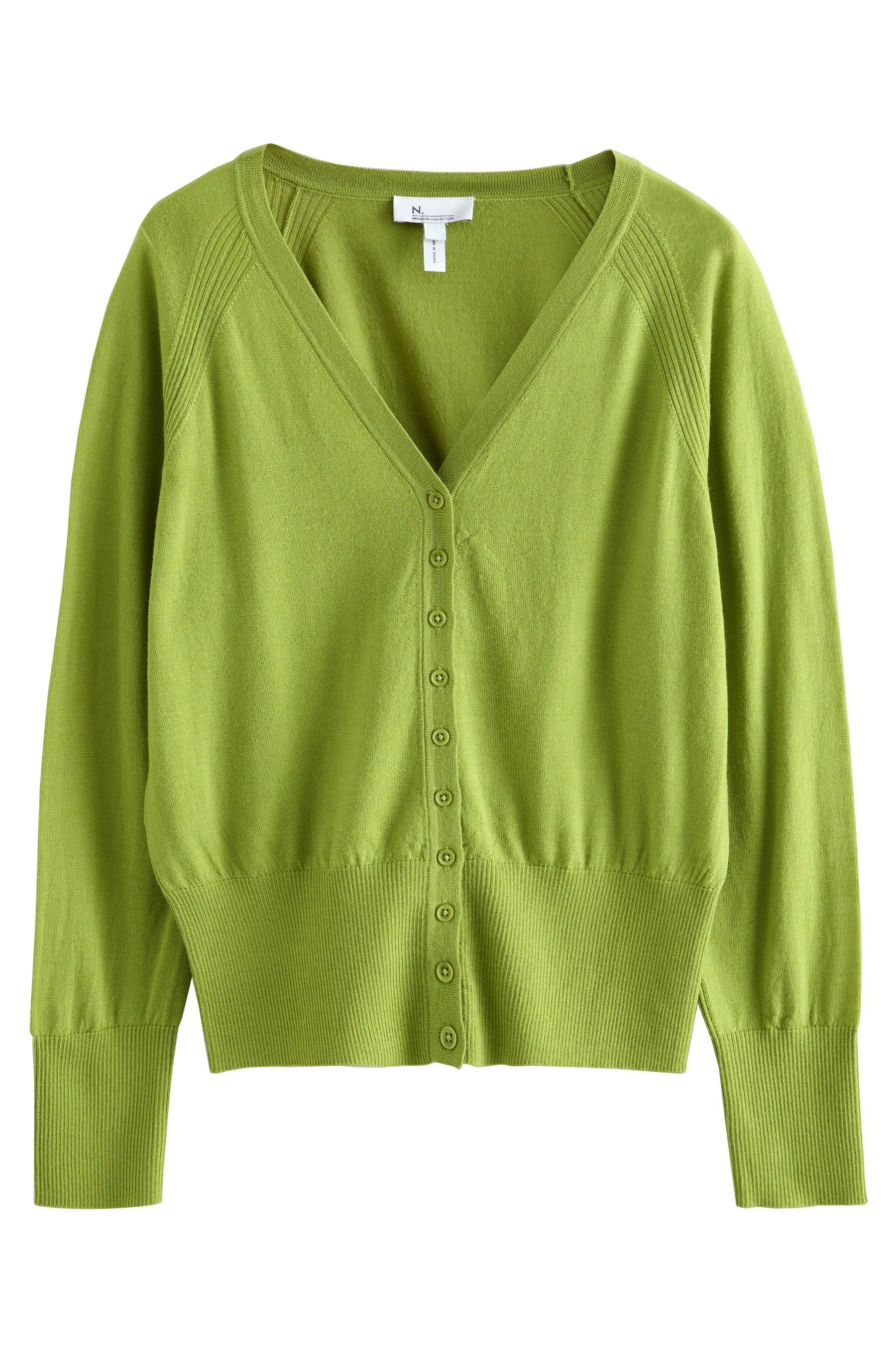 Strickjacke N. Premium Strickjacke aus Merinowolle