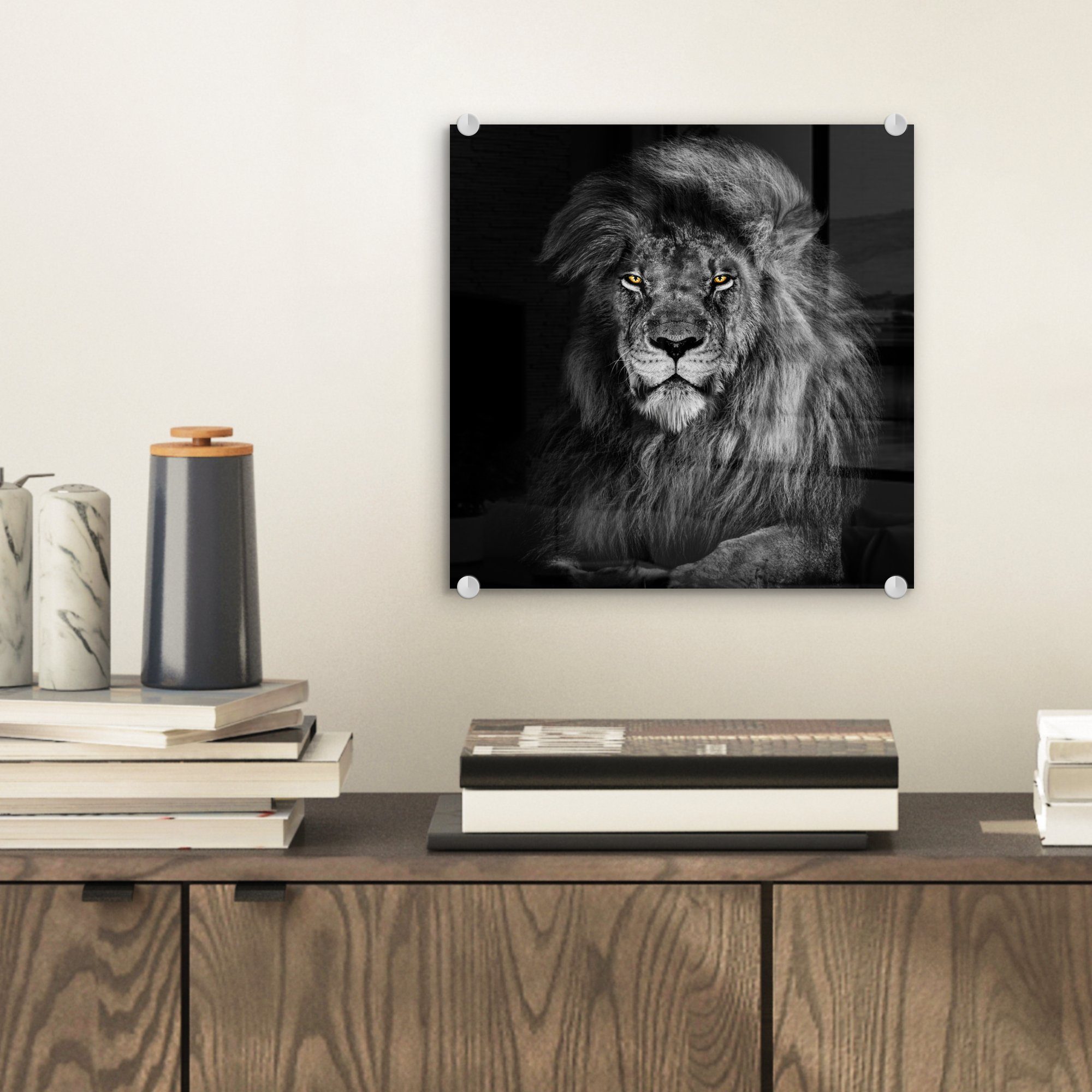 MuchoWow Acrylglasbild Löwe - Augen - günstig online kaufen