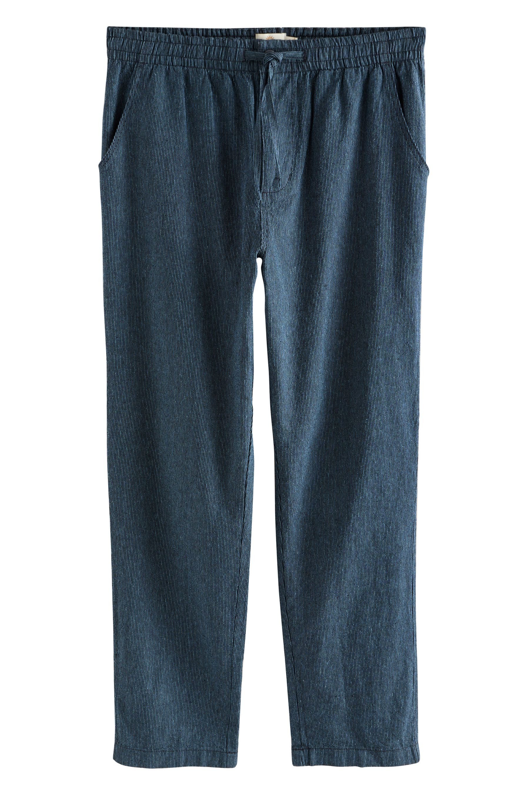 Next Leinenhose Gestreifte Hose aus Baumwolle günstig online kaufen