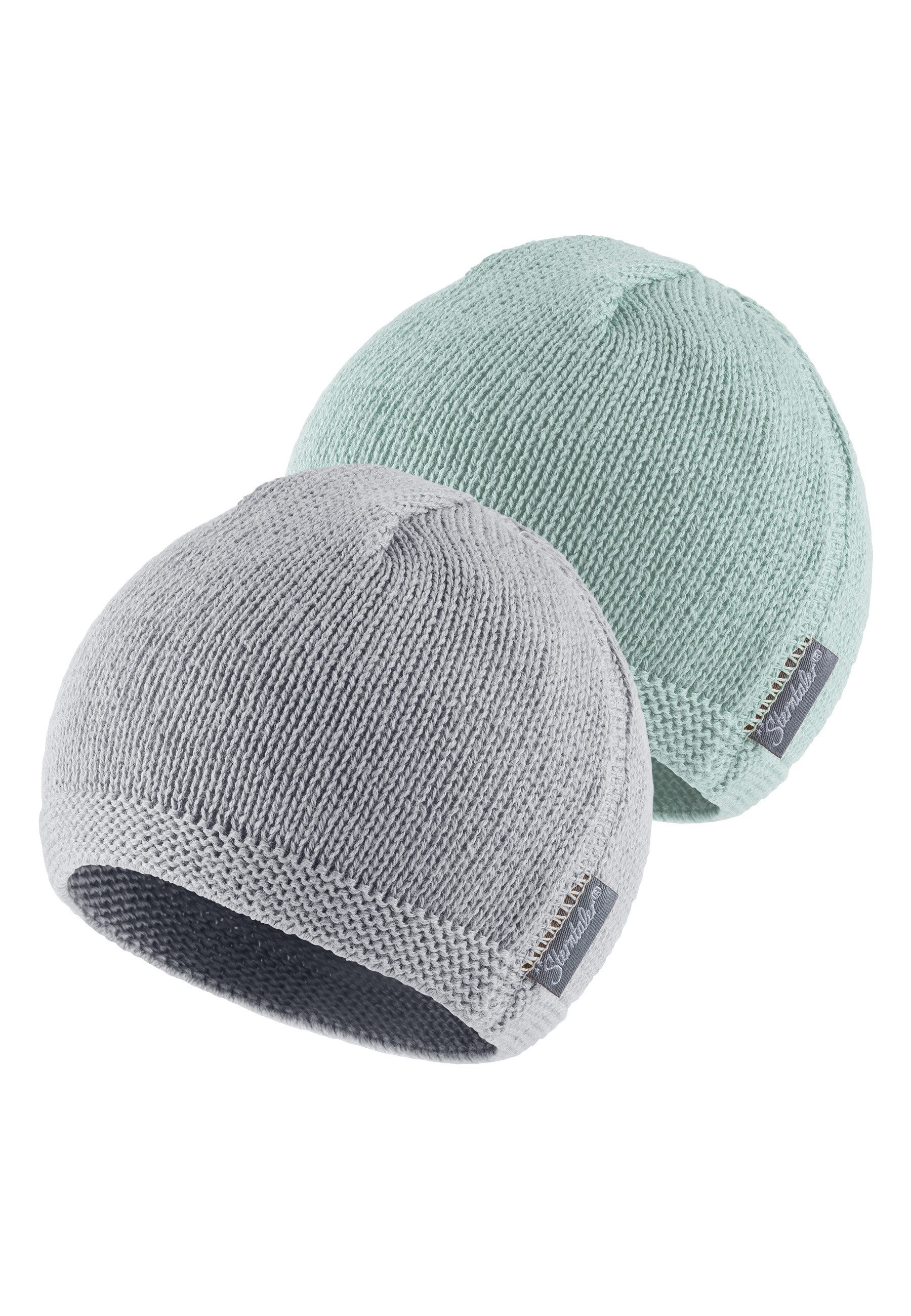 Sterntaler® Strickmütze Multipack OCS Strickmütze aus Baumwolle (Bio) (1-St)