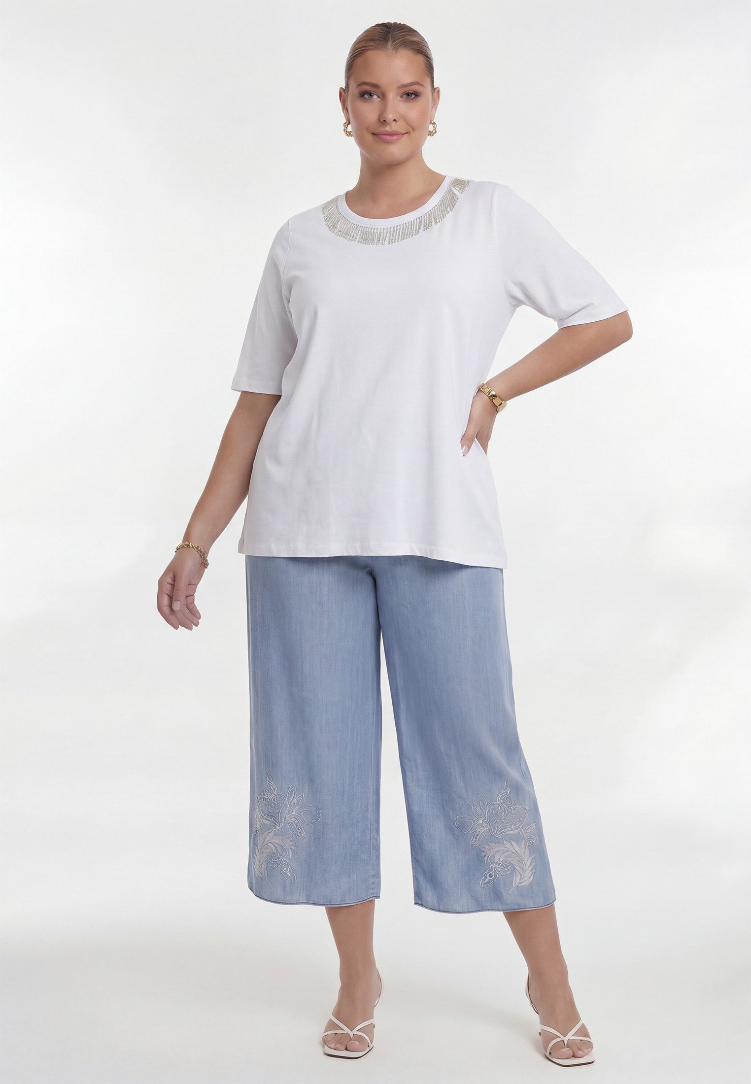 YOEK Langarmshirt Damen T-shirt mit Kurzarm