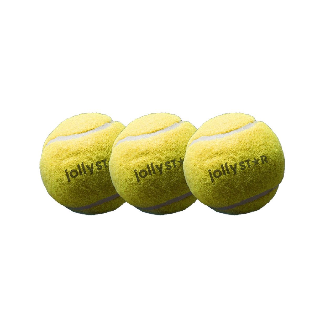 Jollystar Tennisball Tennisbälle – Set mit 3 Stück für Training & Freizeit (3-St)
