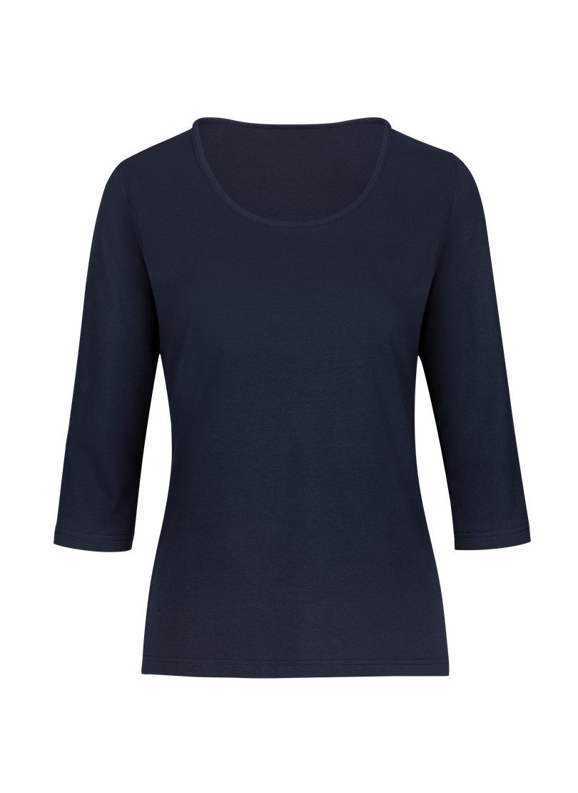 T-Shirt TRIGEMA Langarmshirs aus Biobaumwolle