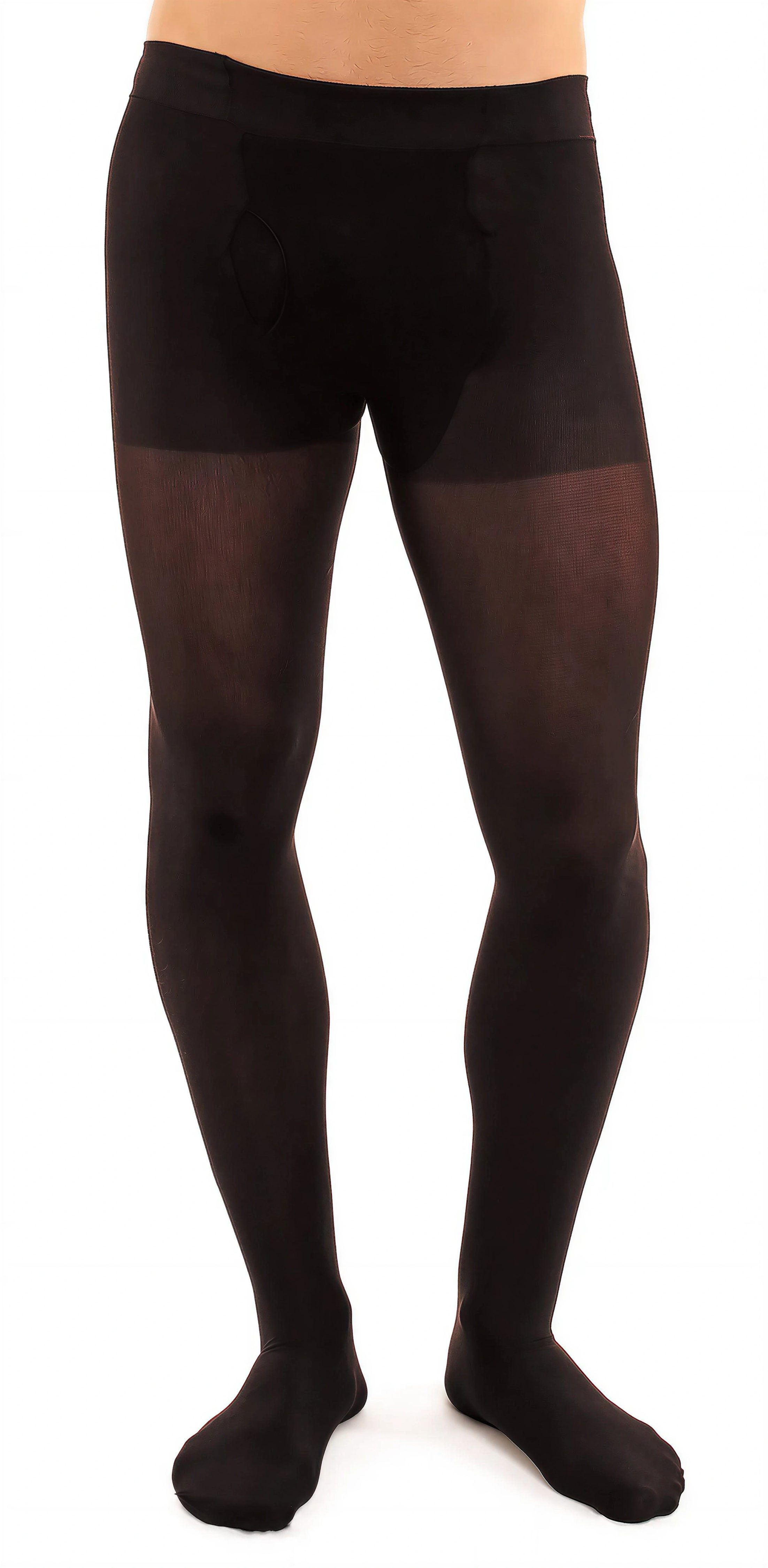 GLAMORY Feinstrumpfhose Herren MICROMAN 100 DEN 100 DEN (Packung 1 St. 1er-Pack) Blickdicht, matt