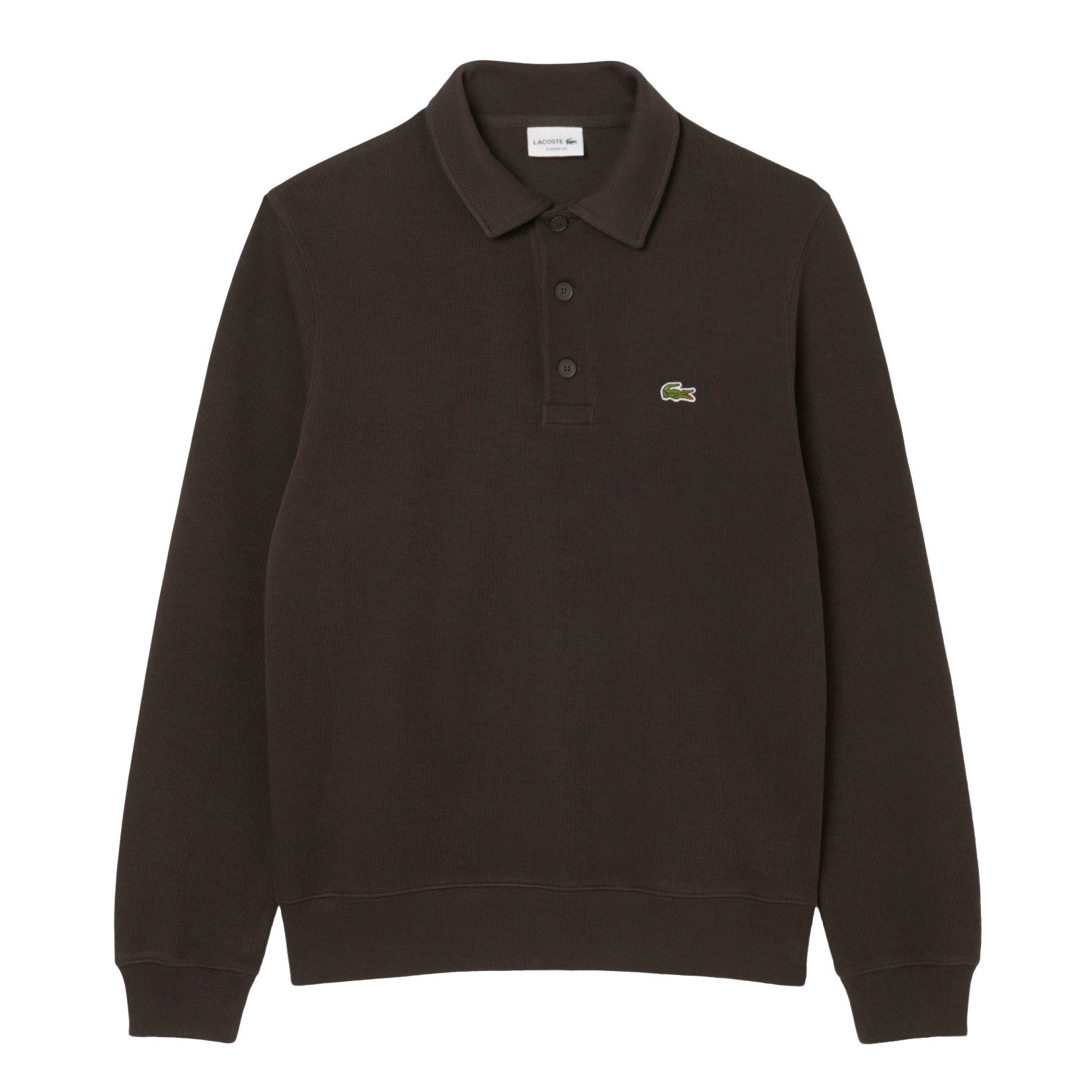 Lacoste Sweatshirt Lacoste Rippstrick Polo Sweatshirt günstig online kaufen