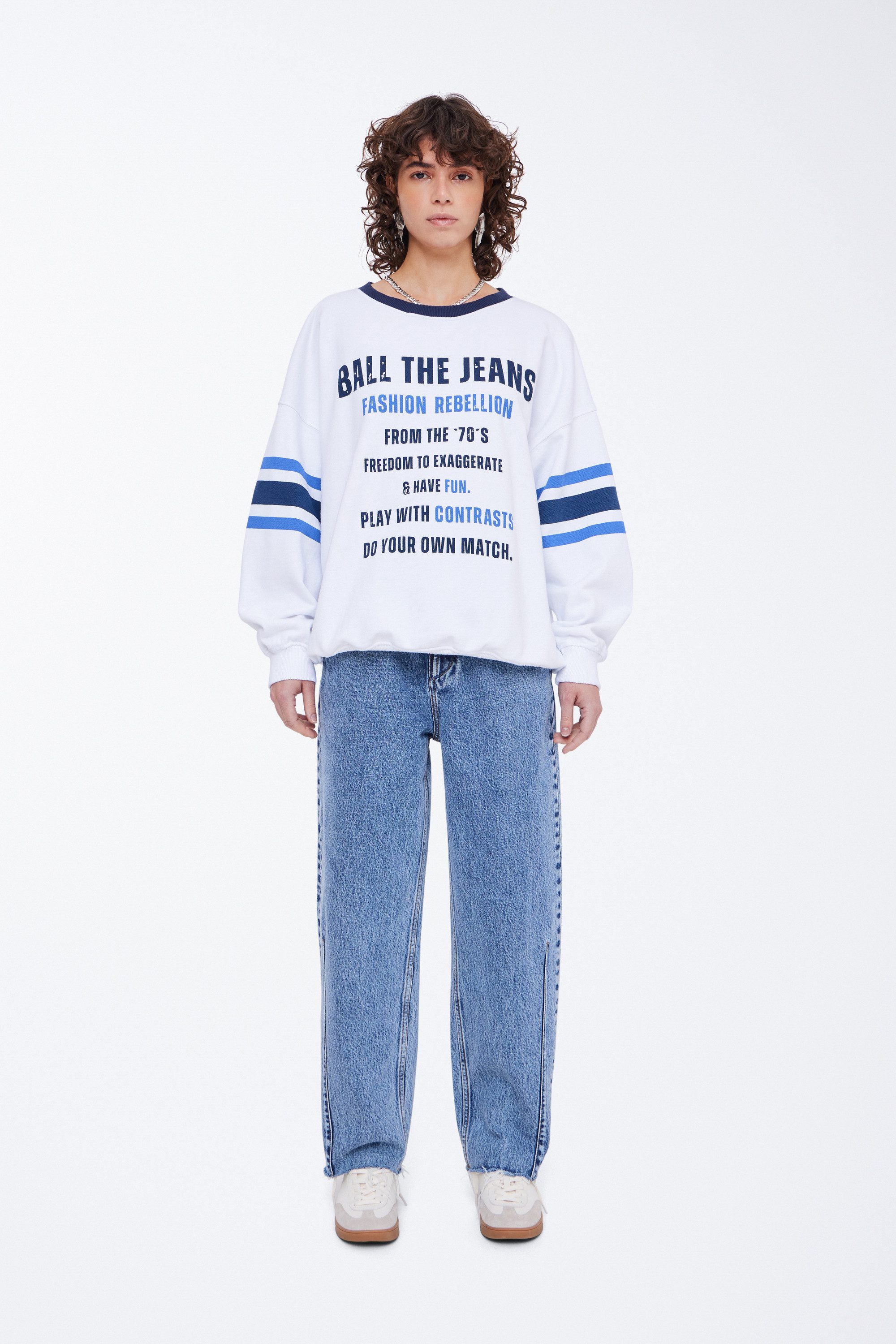 Ball Fleecepullover Sweatshirt BAREBELLION