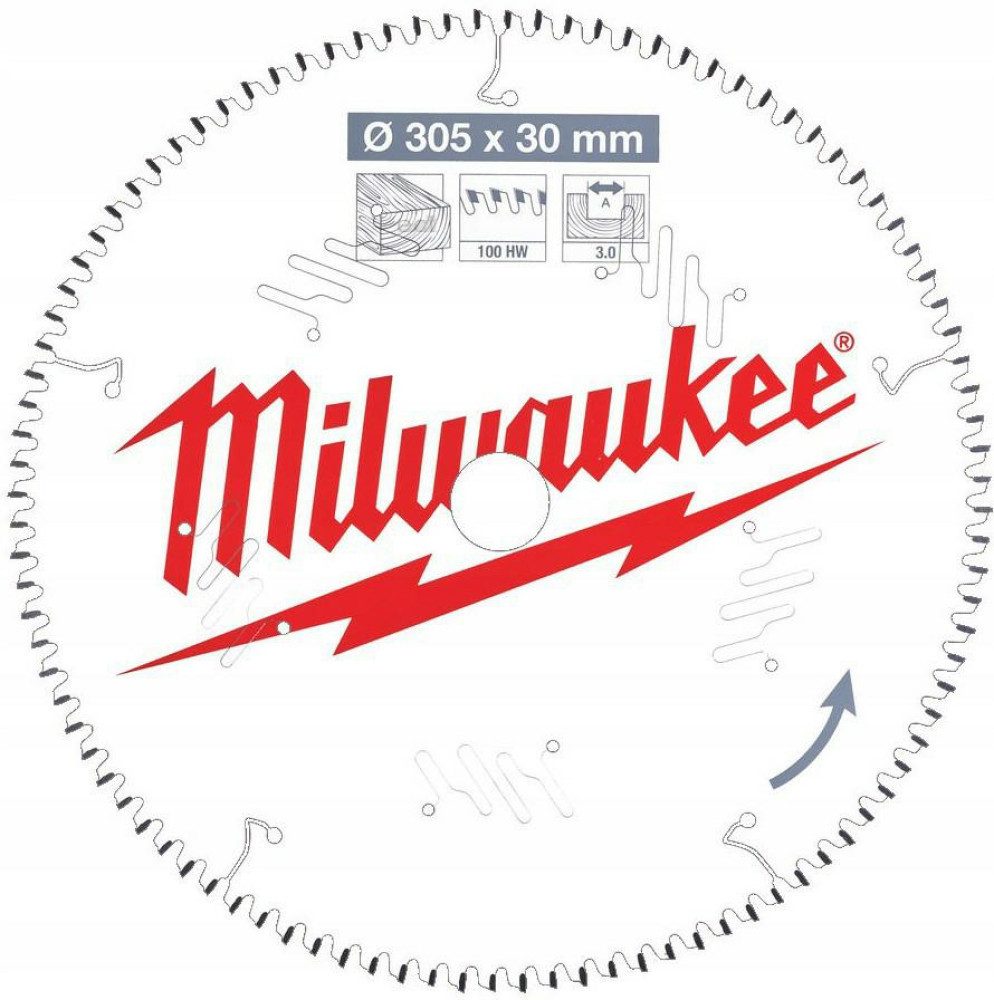 Milwaukee Trennscheibe MILWAUKEE Trennscheibe Aluminium 305x30x2,4x36Z