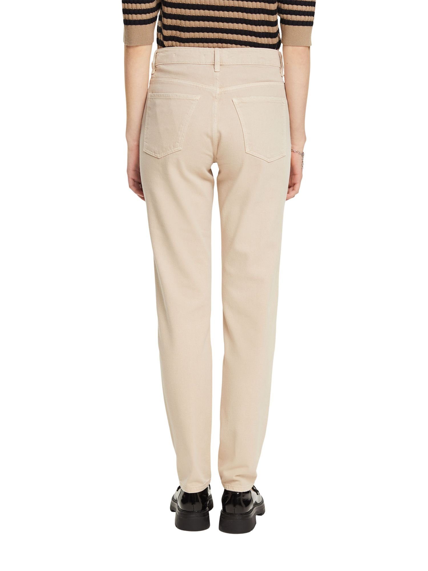 Fit Esprit Mom Mom-Jeans im SAND Twillhose