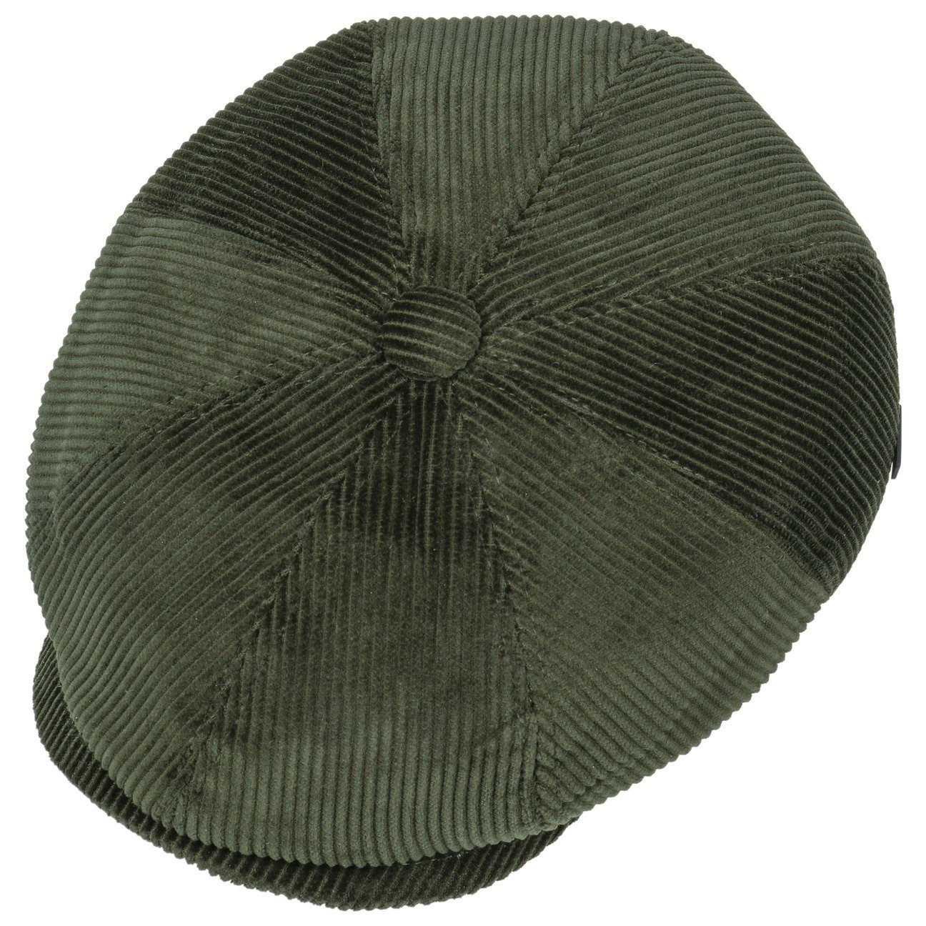 Lipodo Flat Cap (1-St) Cordcap mit Schirm, Made in Italy