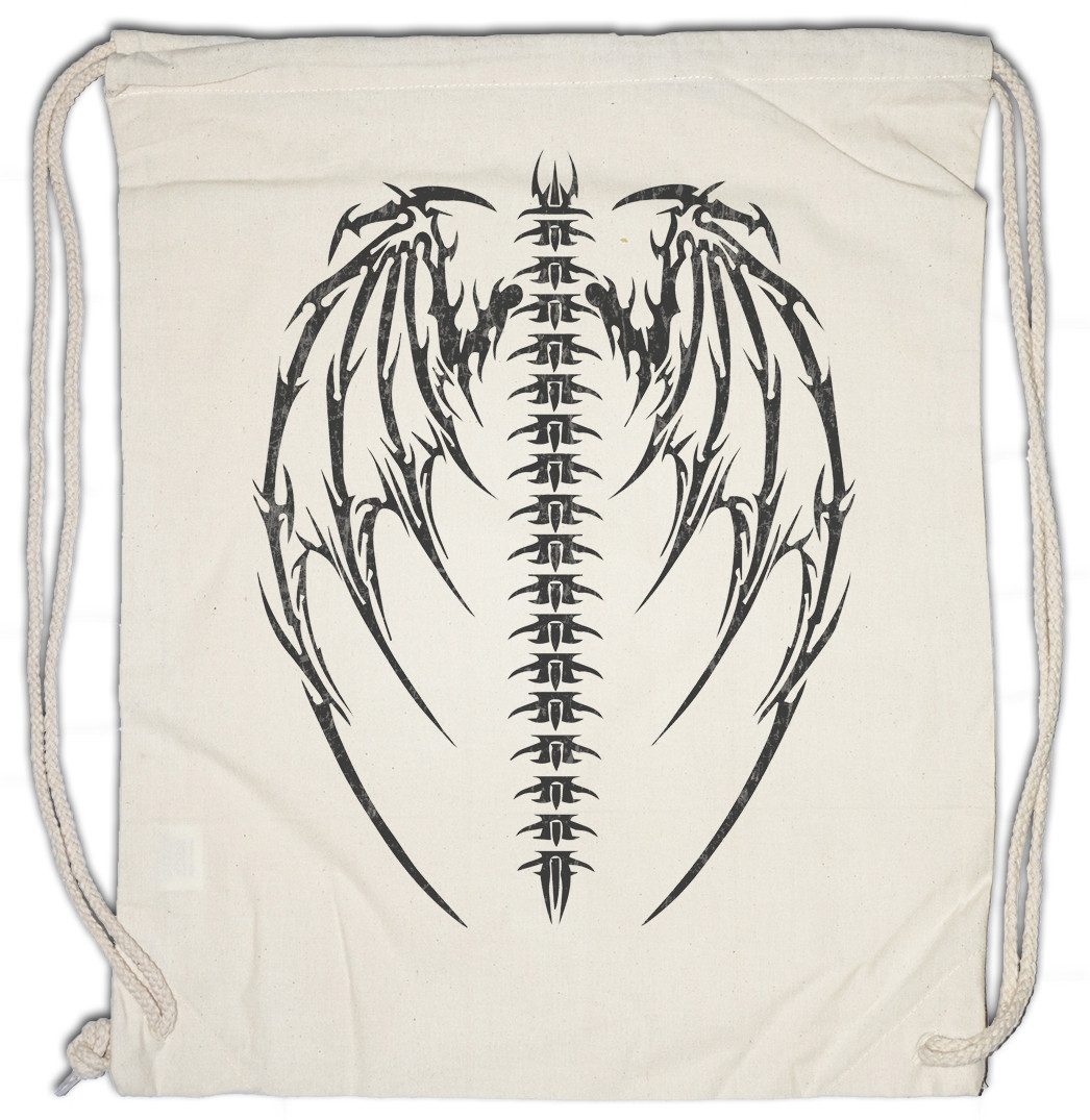 Turnbeutel Demon Skeleton Wings Turnbeutel Dämon Reaper Skull Death Sensenmann