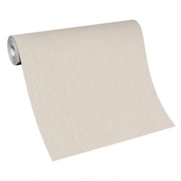 Erismann Vliestapete Linien Struktur Muster Einfarbig Creme Beige 10396-02 Collage Erismann