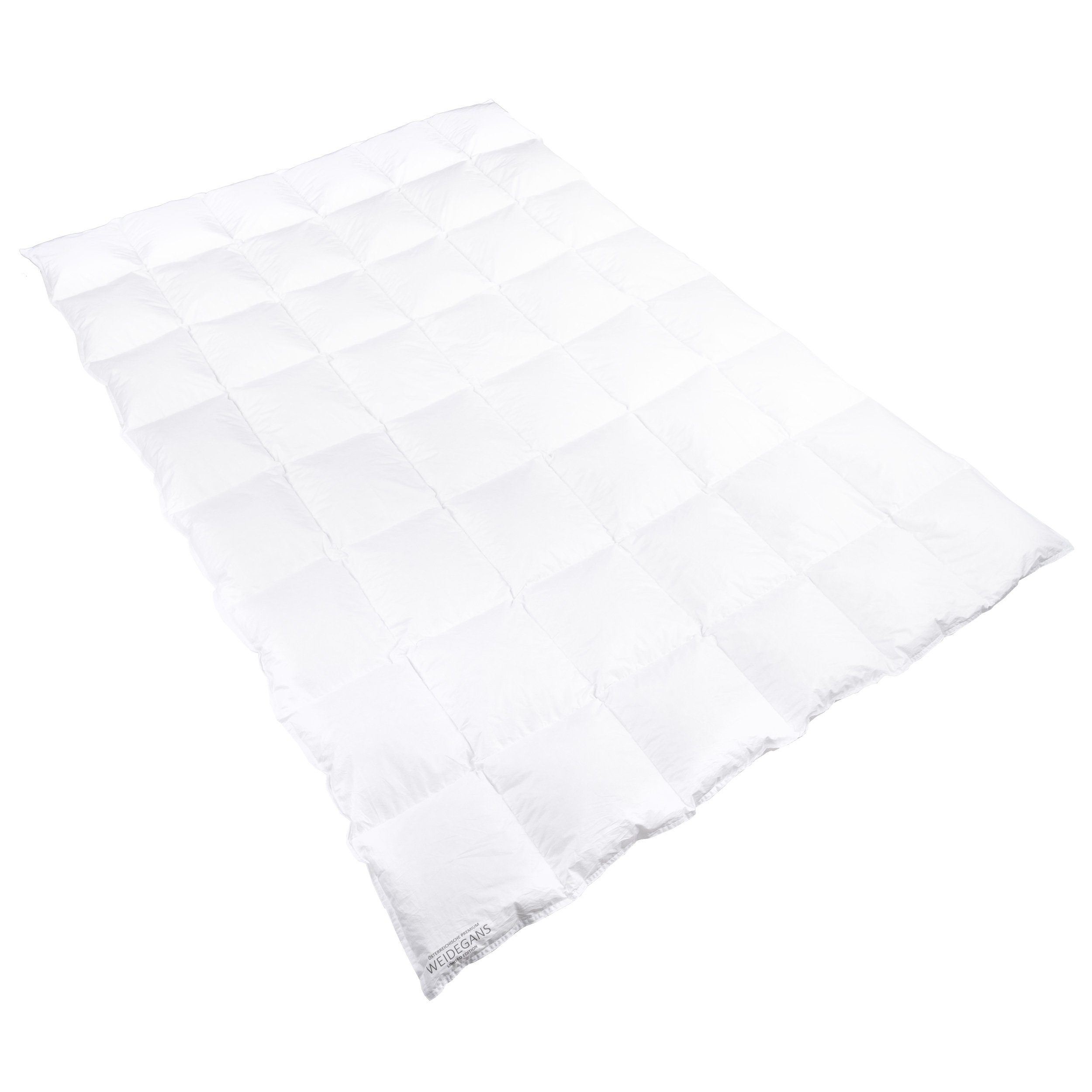 Sanders Kauffmann Gänsedaunenbettdecke Weidegans, Füllung: 100% Gänsedaunen, Bezug: 100% Baumwolle, ausgezeichnete Qualität für erholsamen Schlaf