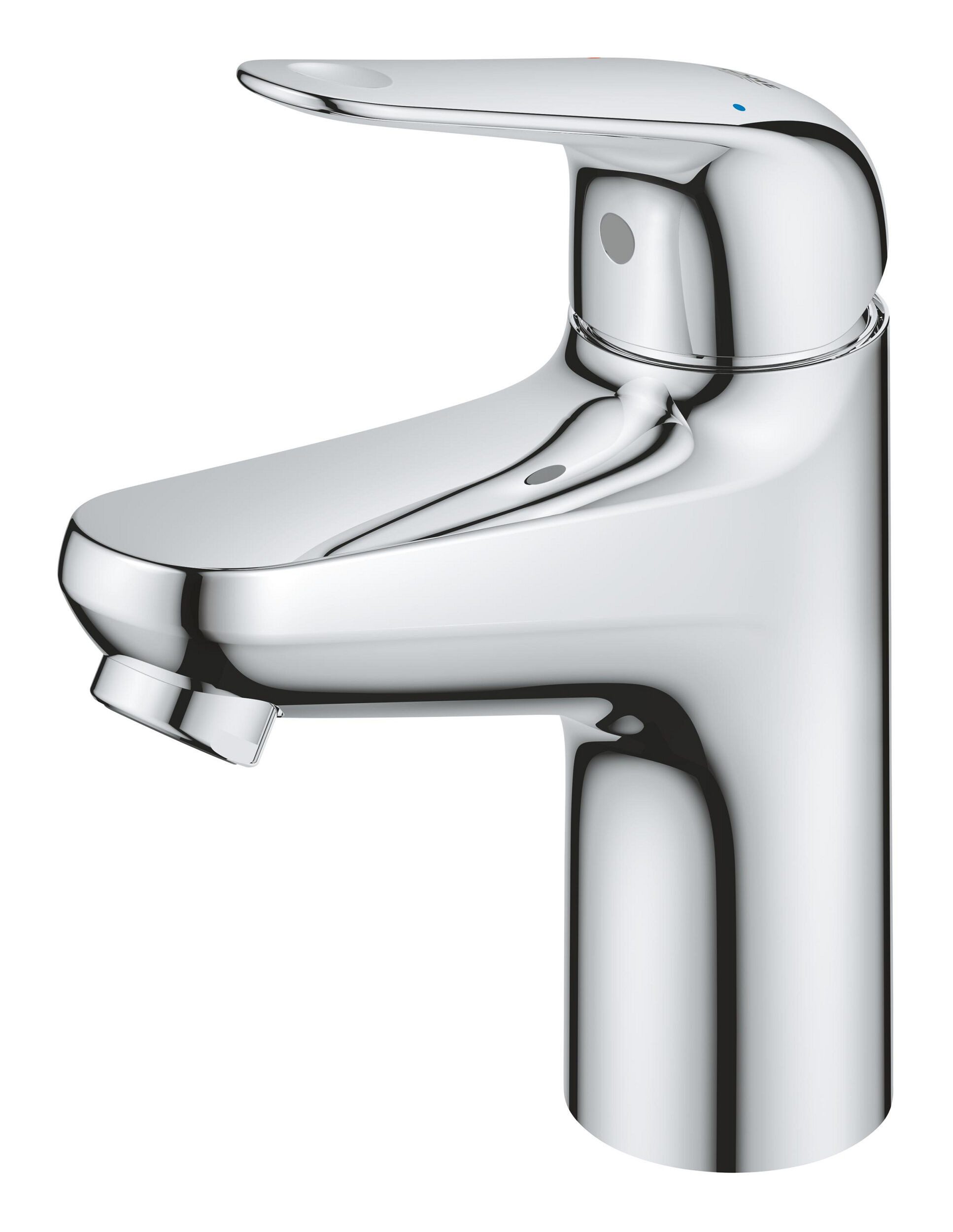 Grohe Waschtischarmatur Swift Einhand-Waschtischbatterie mit Push-open Ablaufgarnitur S-Size - Chrom
