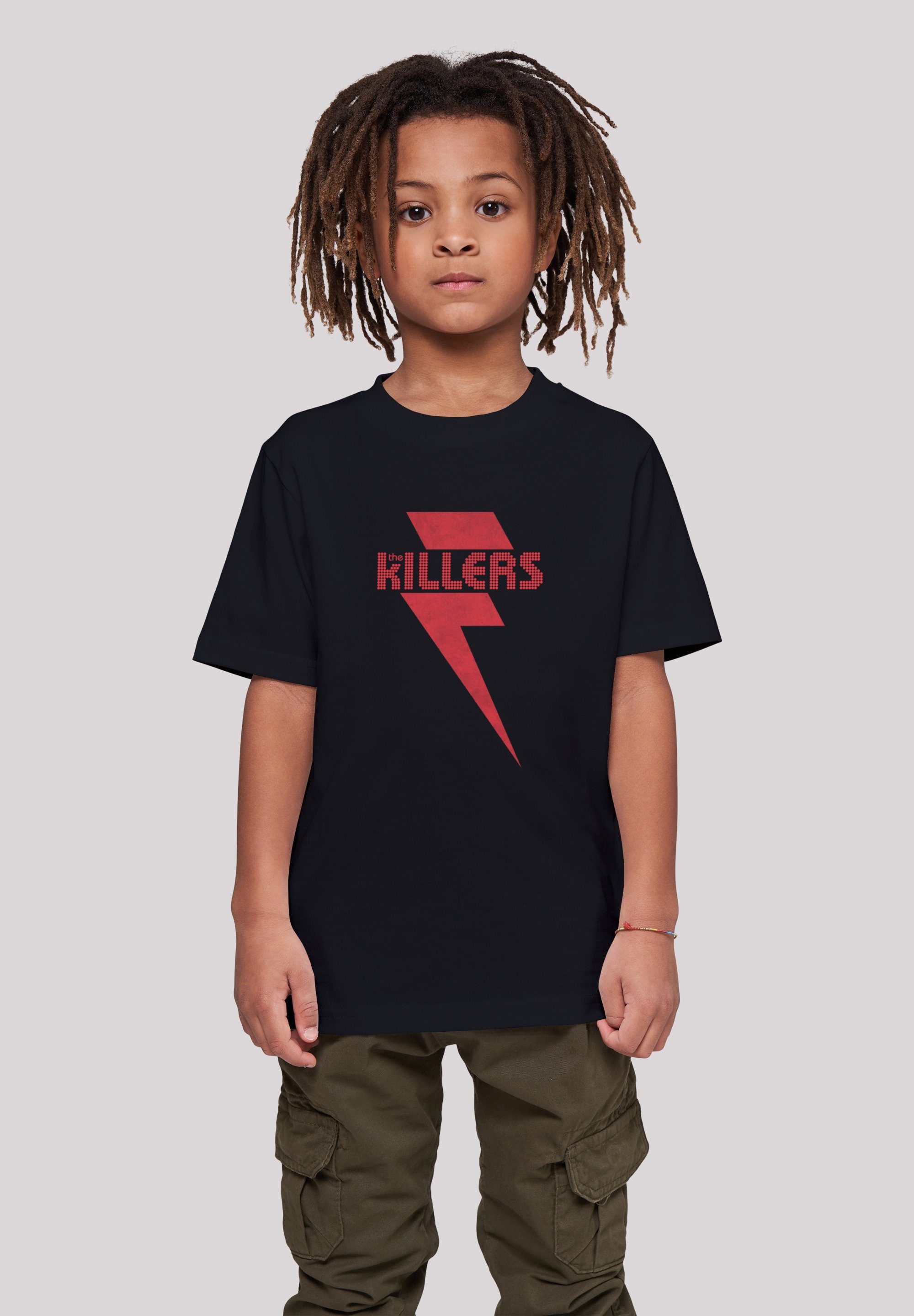 T-Shirt Rock Print Bolt The Band Killers F4NT4STIC schwarz Red
