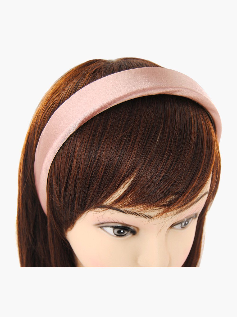 axy Haarreif Haarreif mit Stoff gepolstertes Candy Colours, Vintage Damen Haareifen Haarband Satin Bezogen