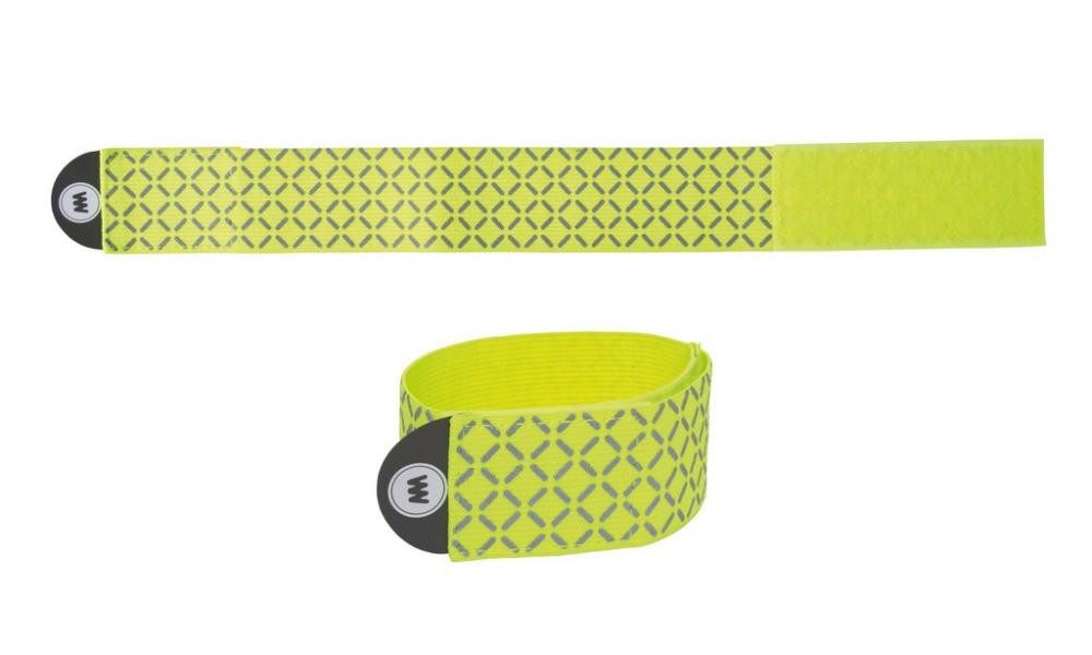 WOWOW Warnweste Wowow Reflexband gelb reflektierend ca 15x95cm mit Klettverschluß