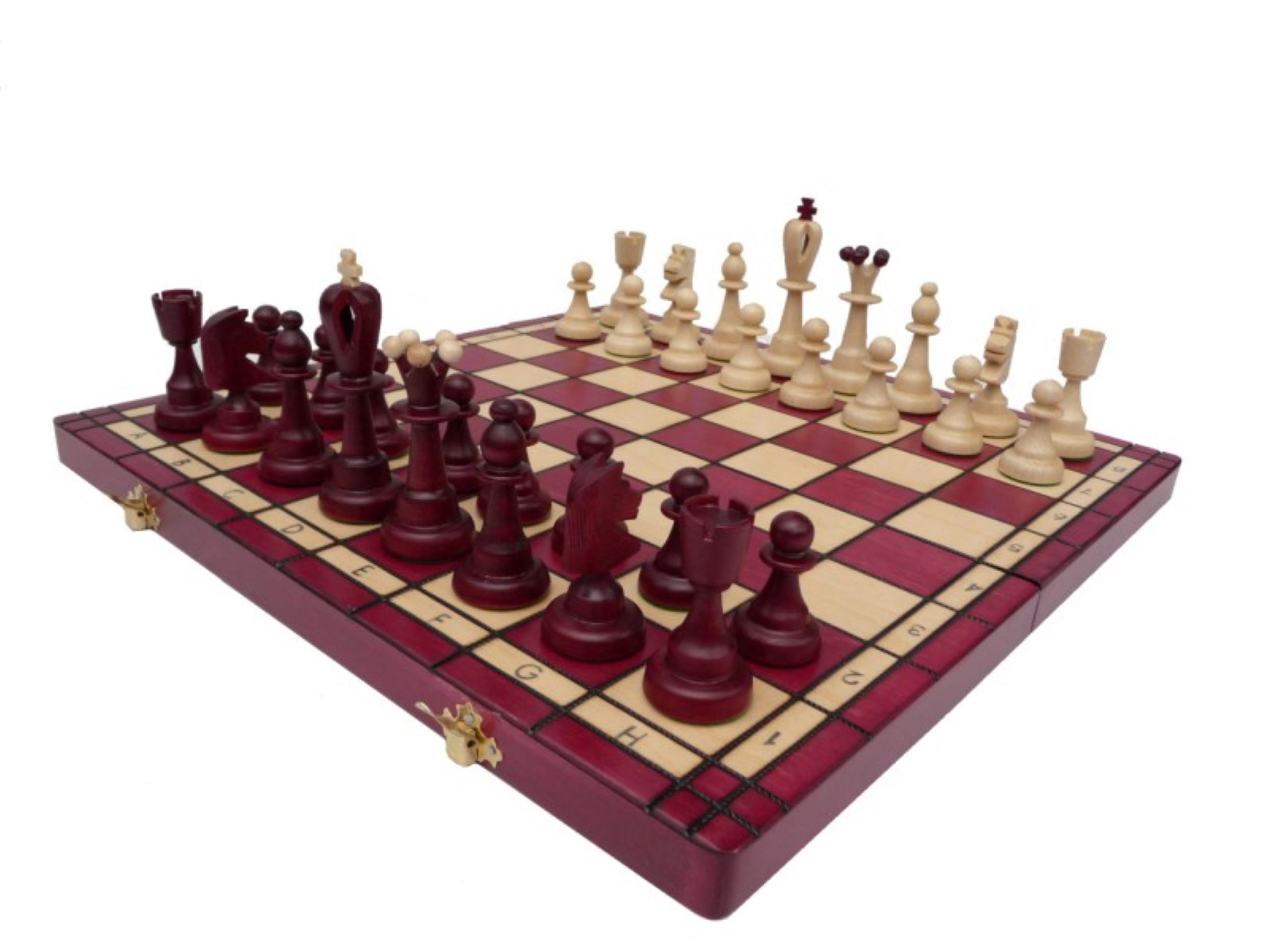 Holzprodukte Spiel Schach Schachspiel Ace Asy Schachbrett 42x42 Holz