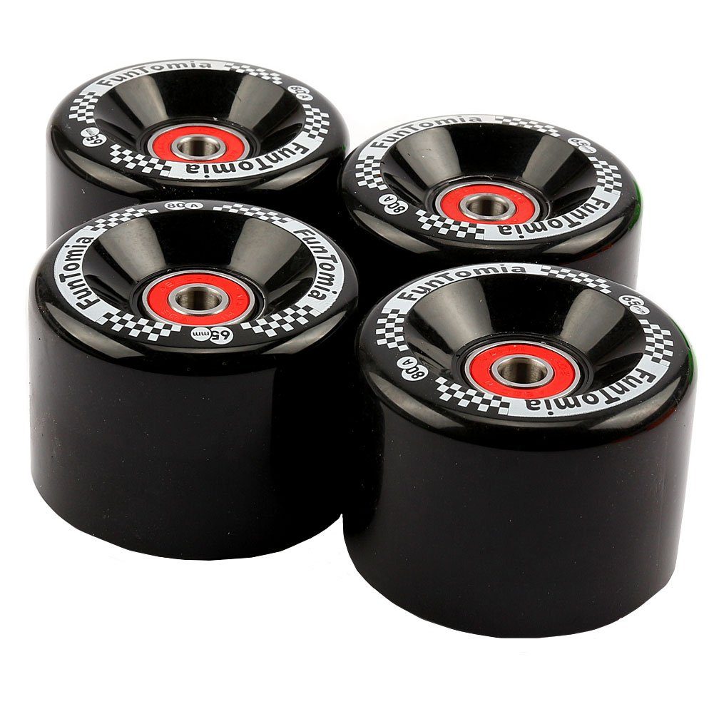 FunTomia Miniskateboard FunTomia 4 Stück Mini-Board Rollen (Big Wheels) mit und ohne LED