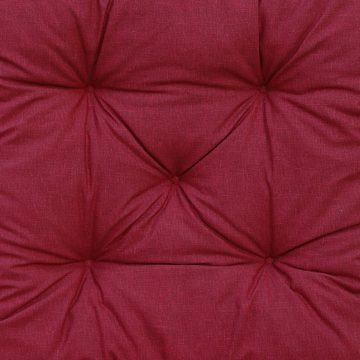 Home Feeling Bankauflage 2-Sitzer-Sitzkissen ca. 120 x 50 x 8 cm, rot
