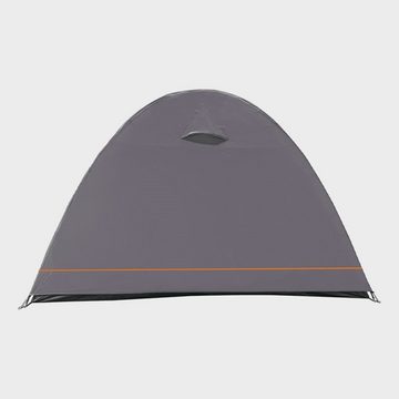 Portal Outdoor Kuppelzelt Zelt für 5 Personen wasserdicht Familienzelt Camping Delta 5 grau, Personen: 5 (mit Transporttasche), mit Moskitonetz große Veranda wetterfest wasserdicht