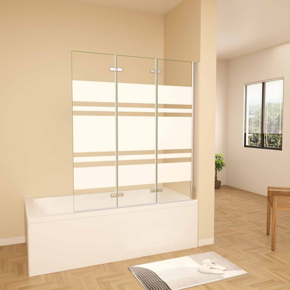 Duschparadies Badewannenaufsatz Duschwand für Badewanne faltbar 3 teilig Fa günstig online kaufen