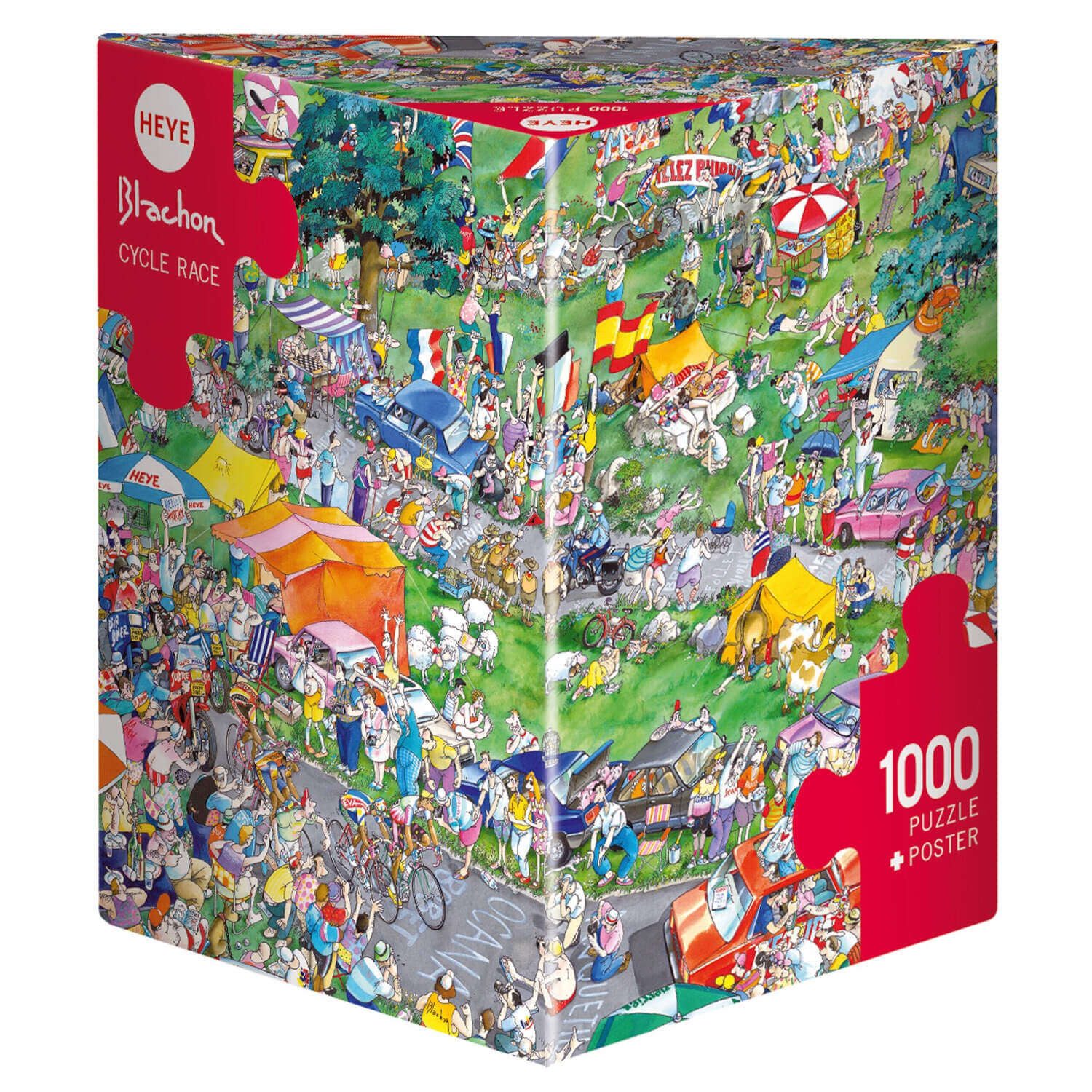 HEYE Puzzle Cycle Race, 1000 Puzzleteile