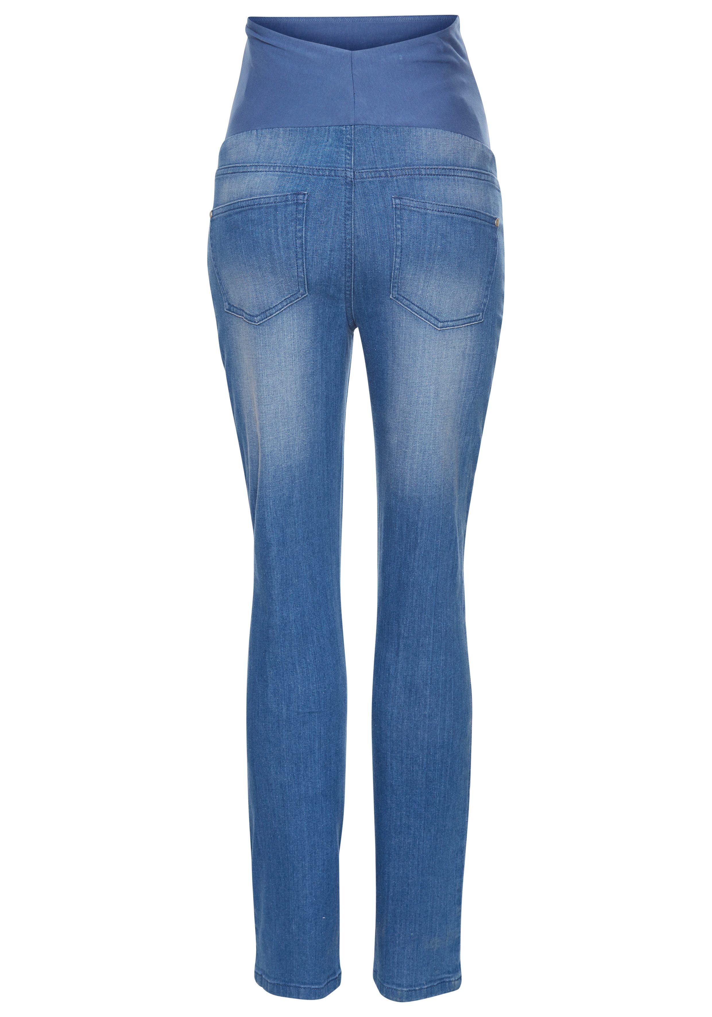 Neun Monate Umstandsjeans Schwangerschaft-Jeans, straight-fit Umstandsjeans in gerader Form