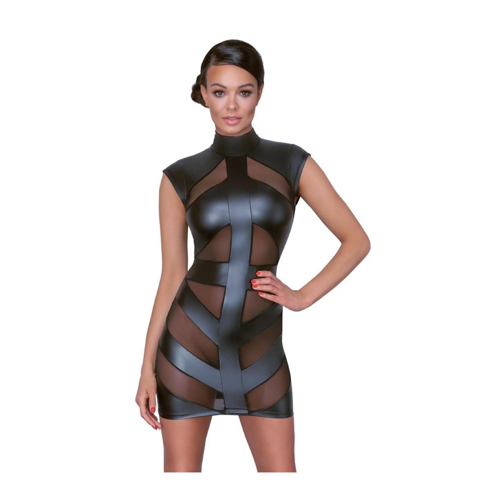 Cottelli PARTY Minikleid Cottelli PARTY - Kleid Einsätze - (L,M,S,XL) günstig online kaufen