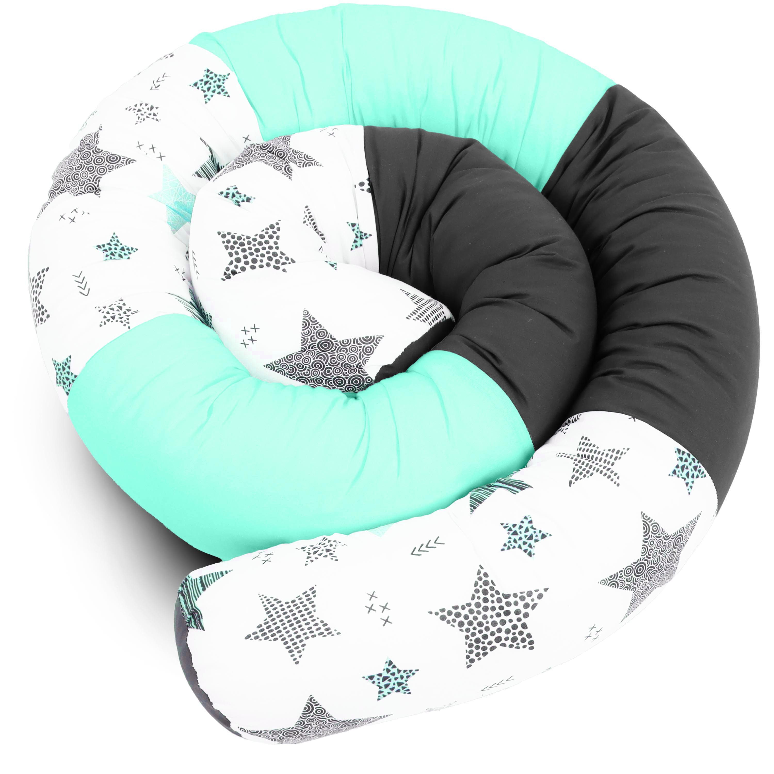 Amilian Nestchenschlange Bettschlange 210cm - Seitenschläferkissen - Nestsc günstig online kaufen