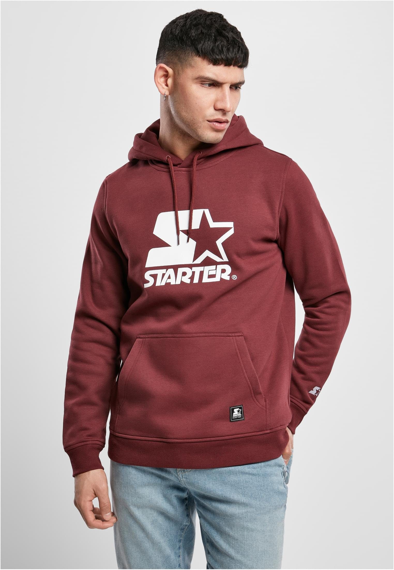 Starter Black Label Starter Sweater Herren Starter The Classic Logo Hoody (1-tlg) oxblood