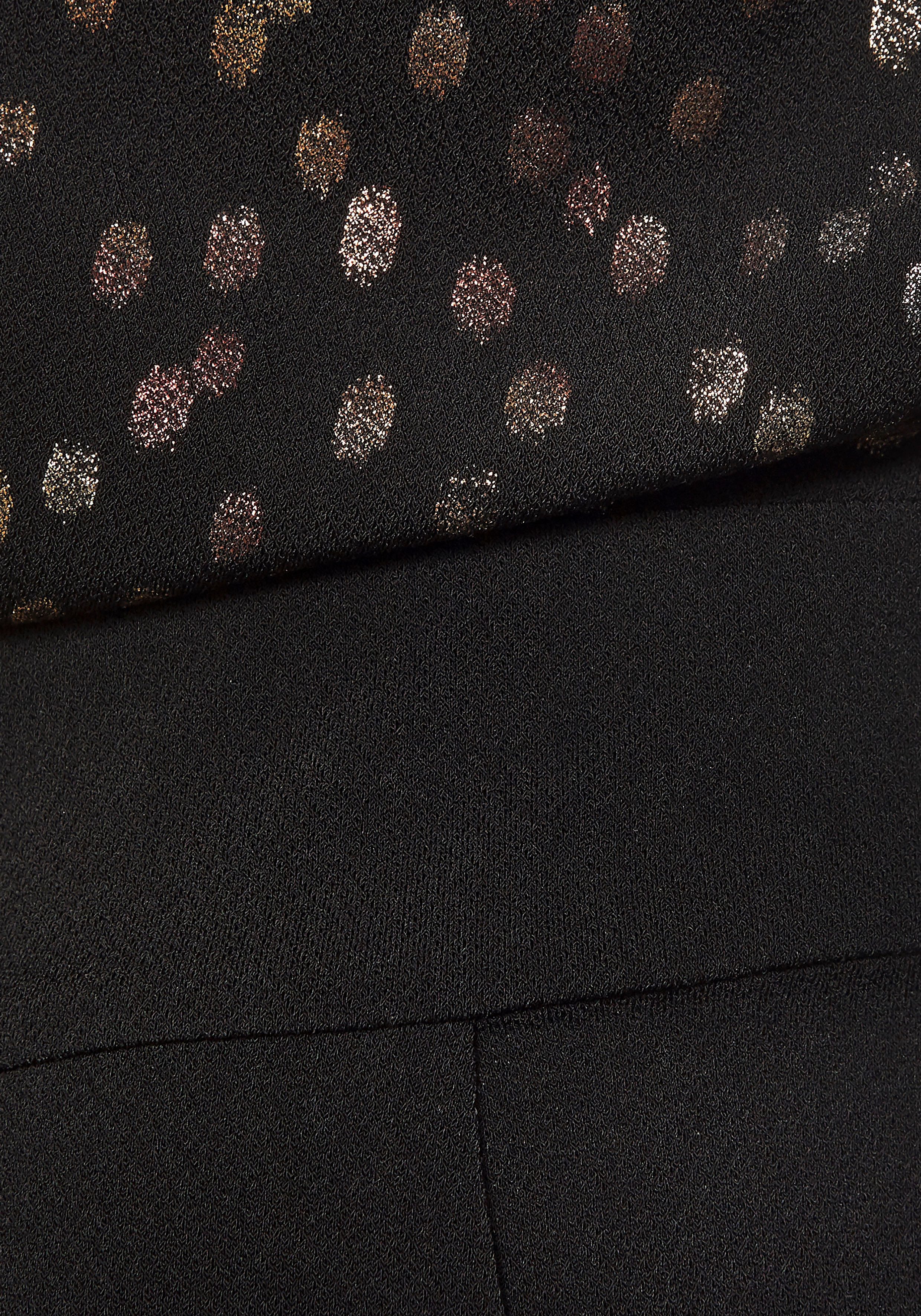 LASCANA Overall mit bedrucktem Oberteil, eleganter Jumpsuit, Business-Look, festlich