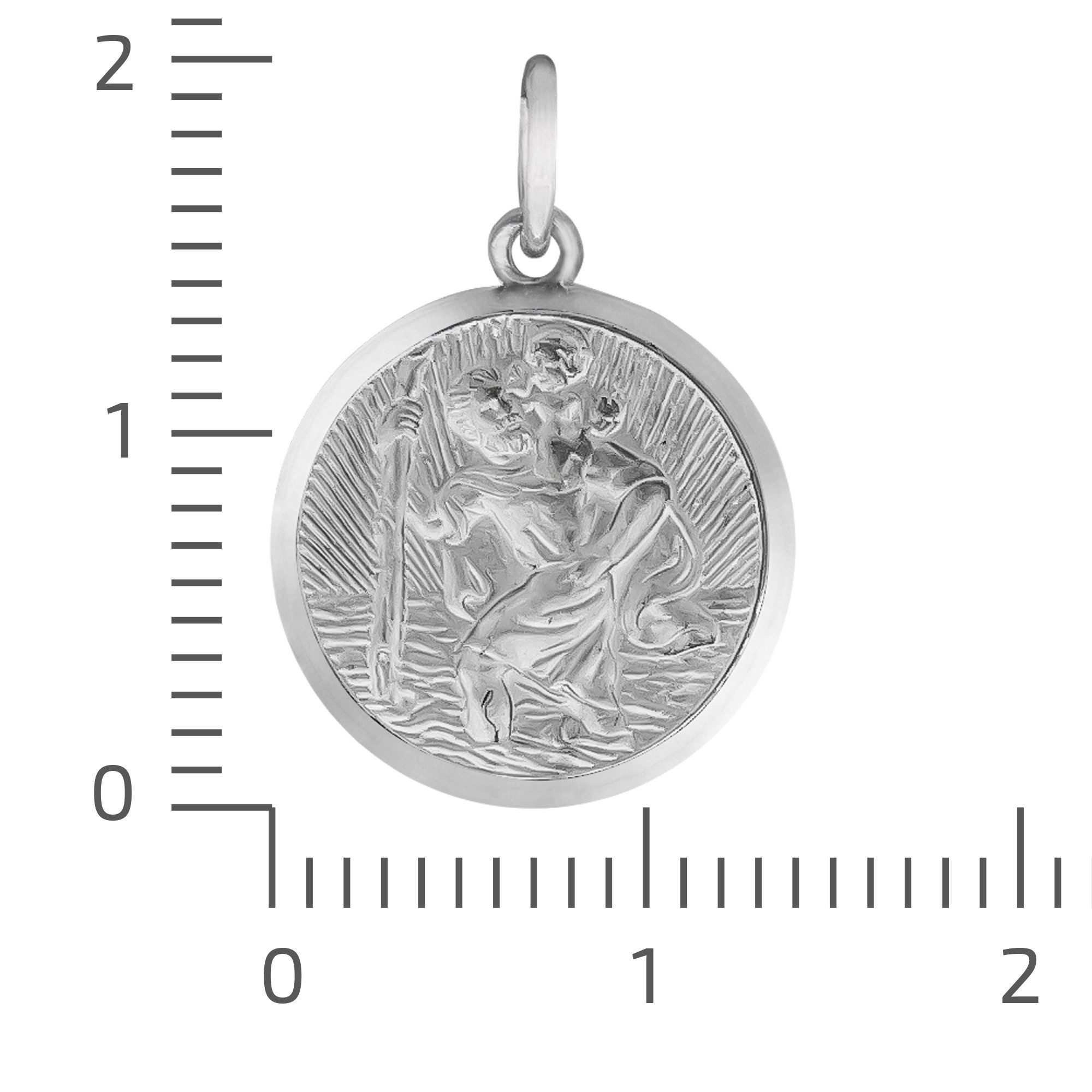Vivance Kettenanhänger 925/- Sterling Silber rhodiniert Christophorus günstig online kaufen