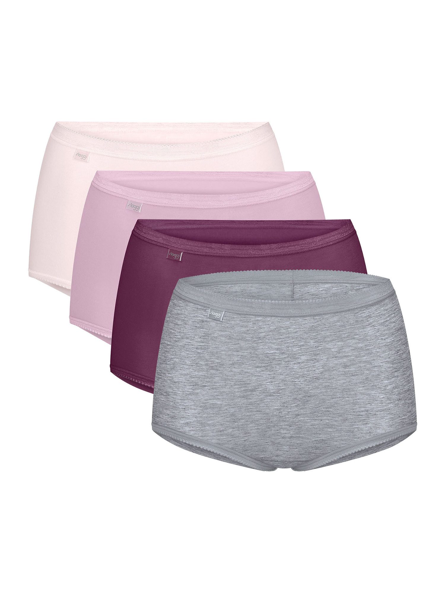 sloggi Maxislip Originals Basic (4-St) Hoher Slip, Taillenslip, High Waist günstig online kaufen