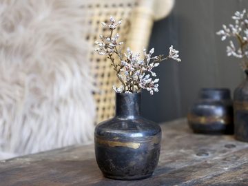 Chic Antique Dekovase Vase Eisen schwarz