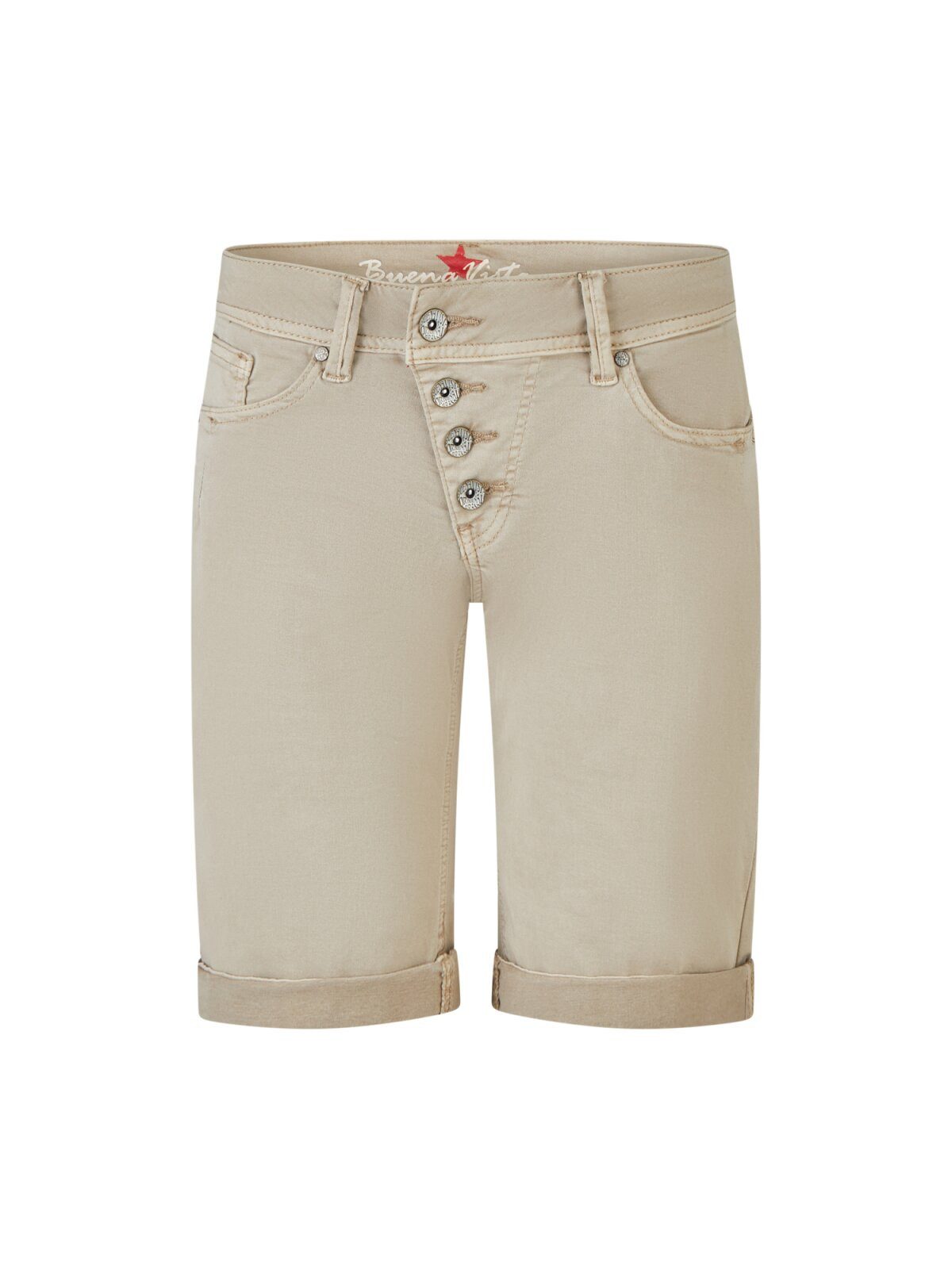 Stretch-Jeans BUENA VISTA MALIBU SHORT sand BV B5025 4219.6349 - Summer Twill