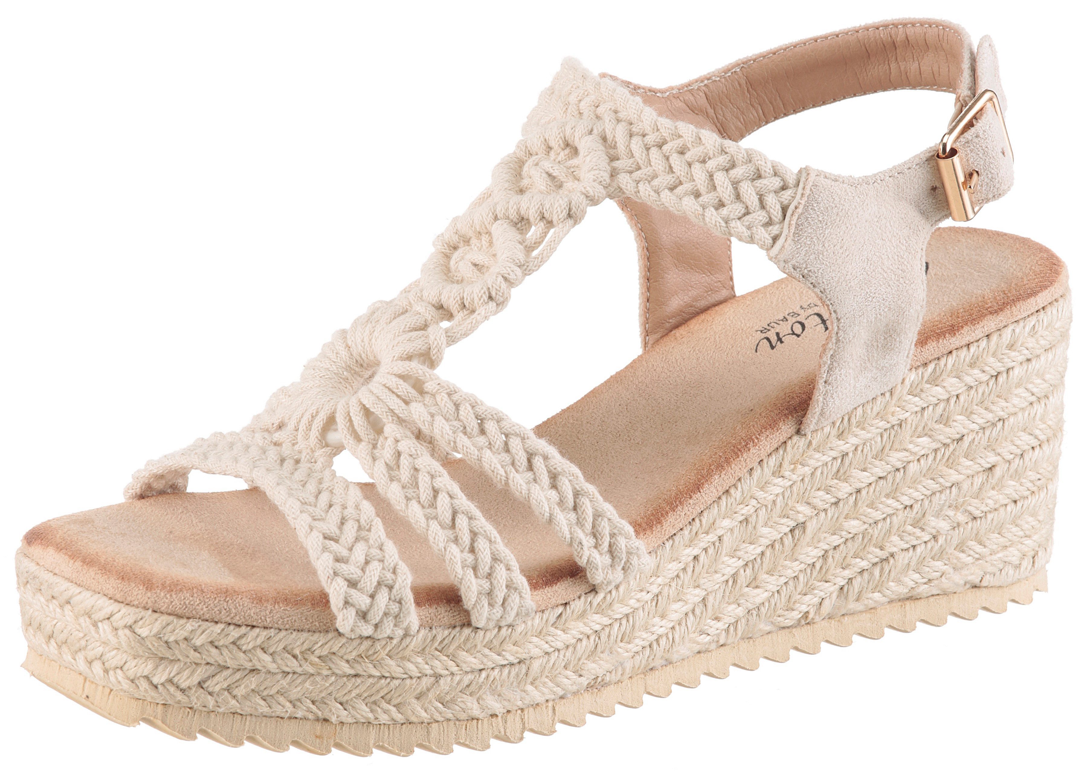 Aniston SHOES Upper Keilsandalette Sommerschuh, Urlaubsschuh, Ethno-Look - NEUE KOLLEKTION. € 54,99
