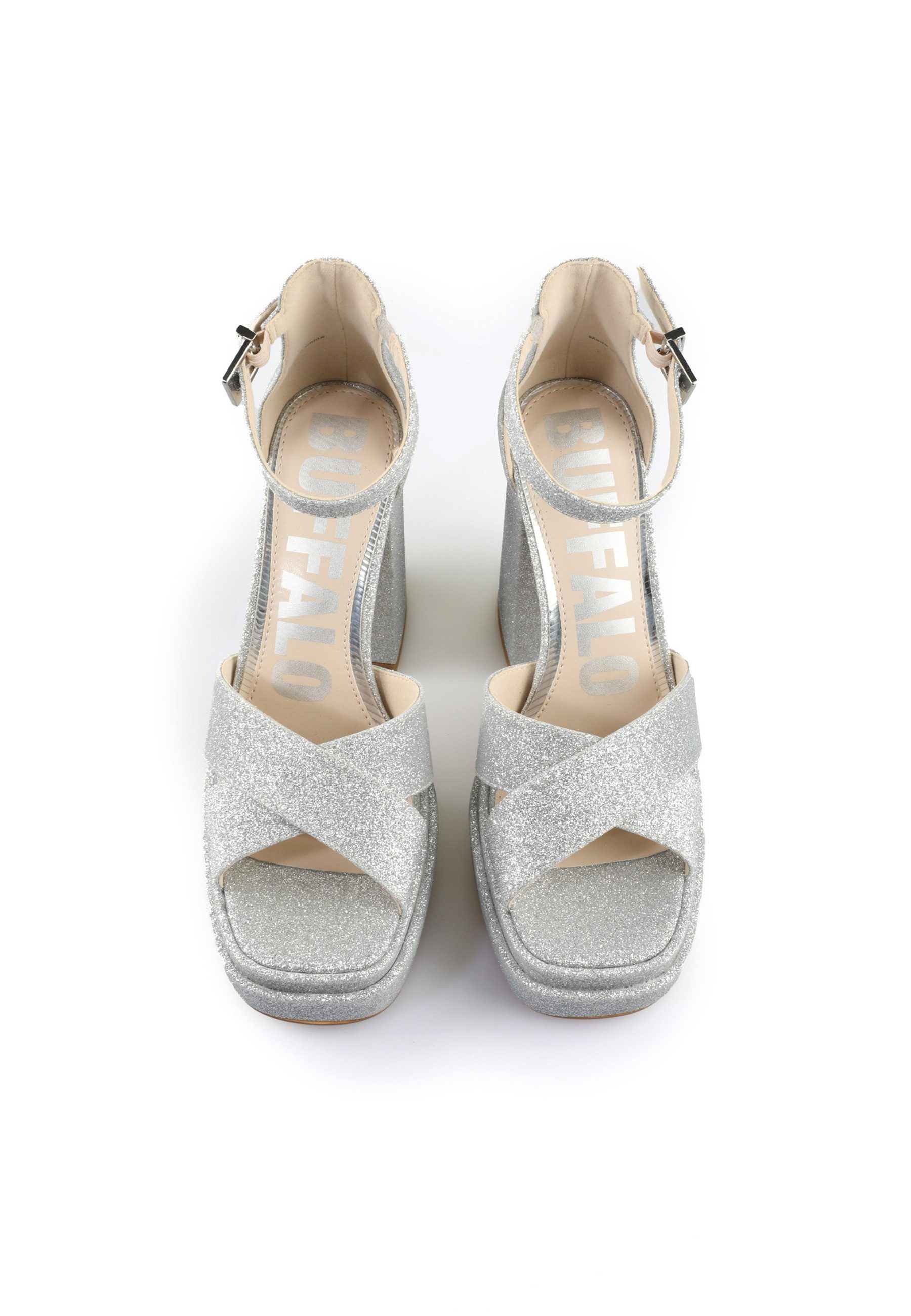 Buffalo Buffalo Cross -Vegan Glitter High-Heel-Pumps