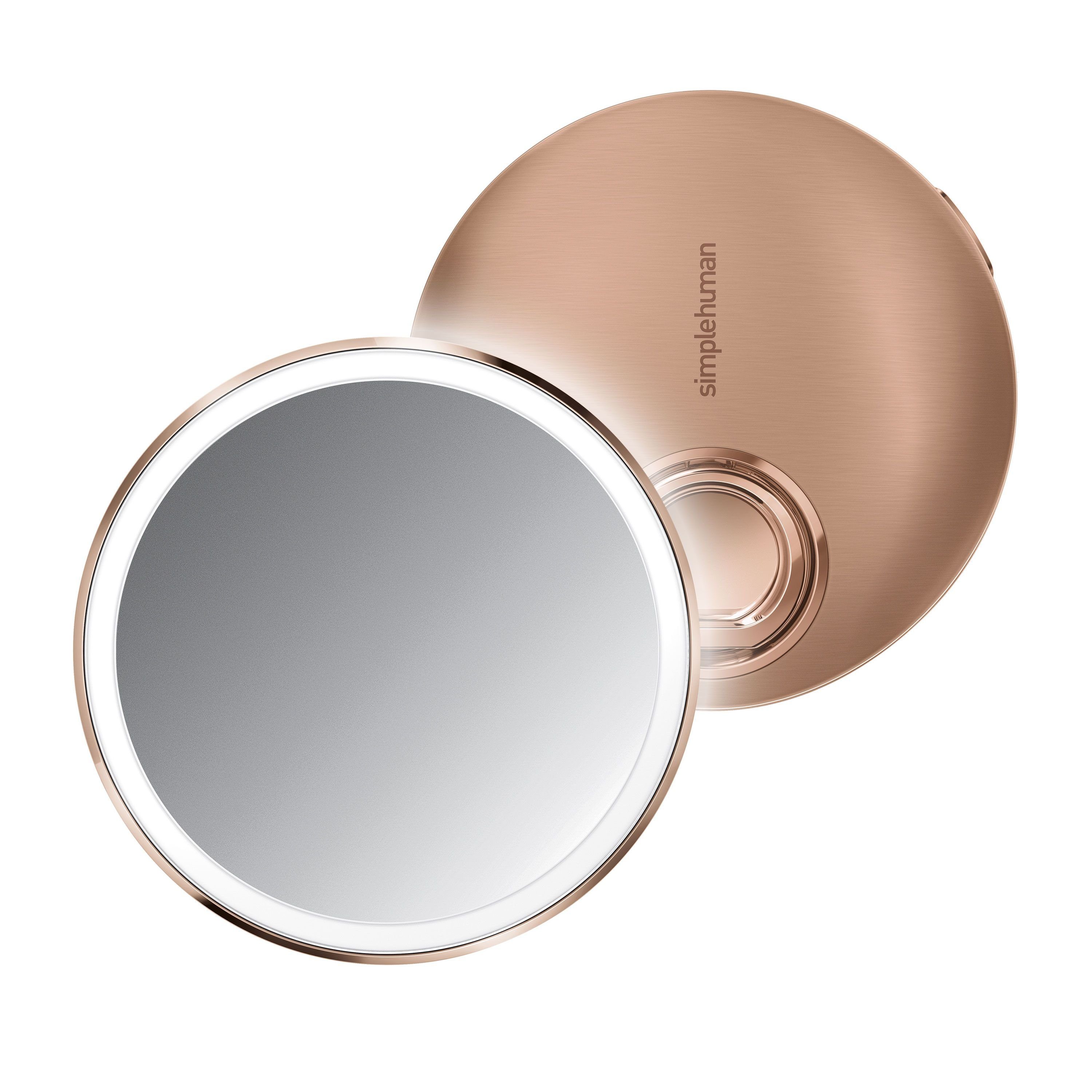 kompakt, Kosmetikspiegel Simplehuman simplehuman Sensorspiegel roségold