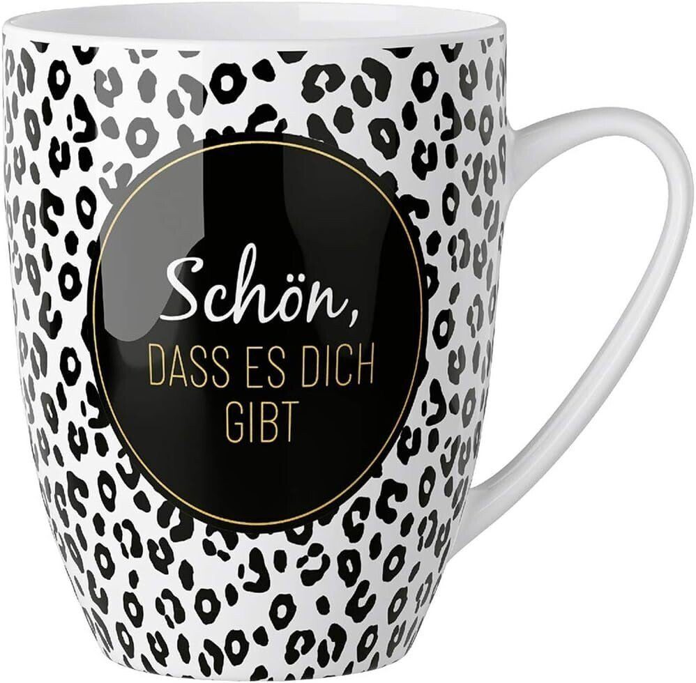 La Vida Tasse Kaffeebecher/Tasse aus Porzellan, Mug : Schön, dass es dich gibt Schön, Wild 950341