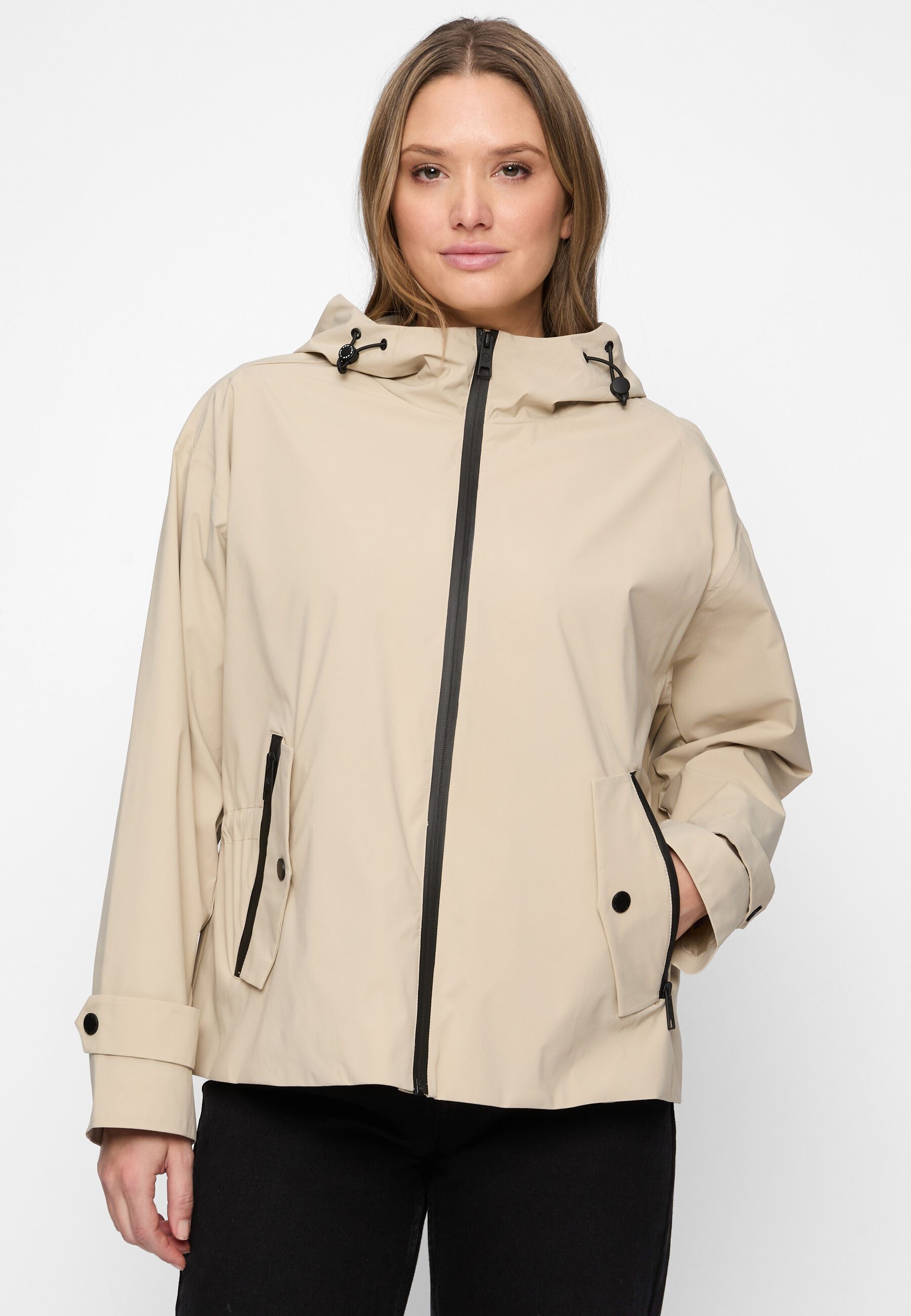 New View Funktionsjacke Fae (1-St) verstellbare Kapuze